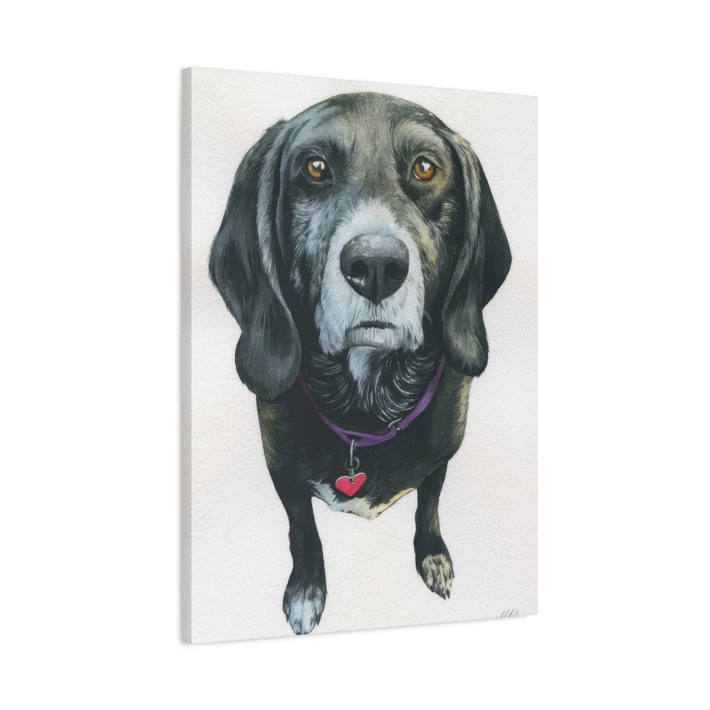 Grace Pop Black Dog Wall Art & Canvas Prints