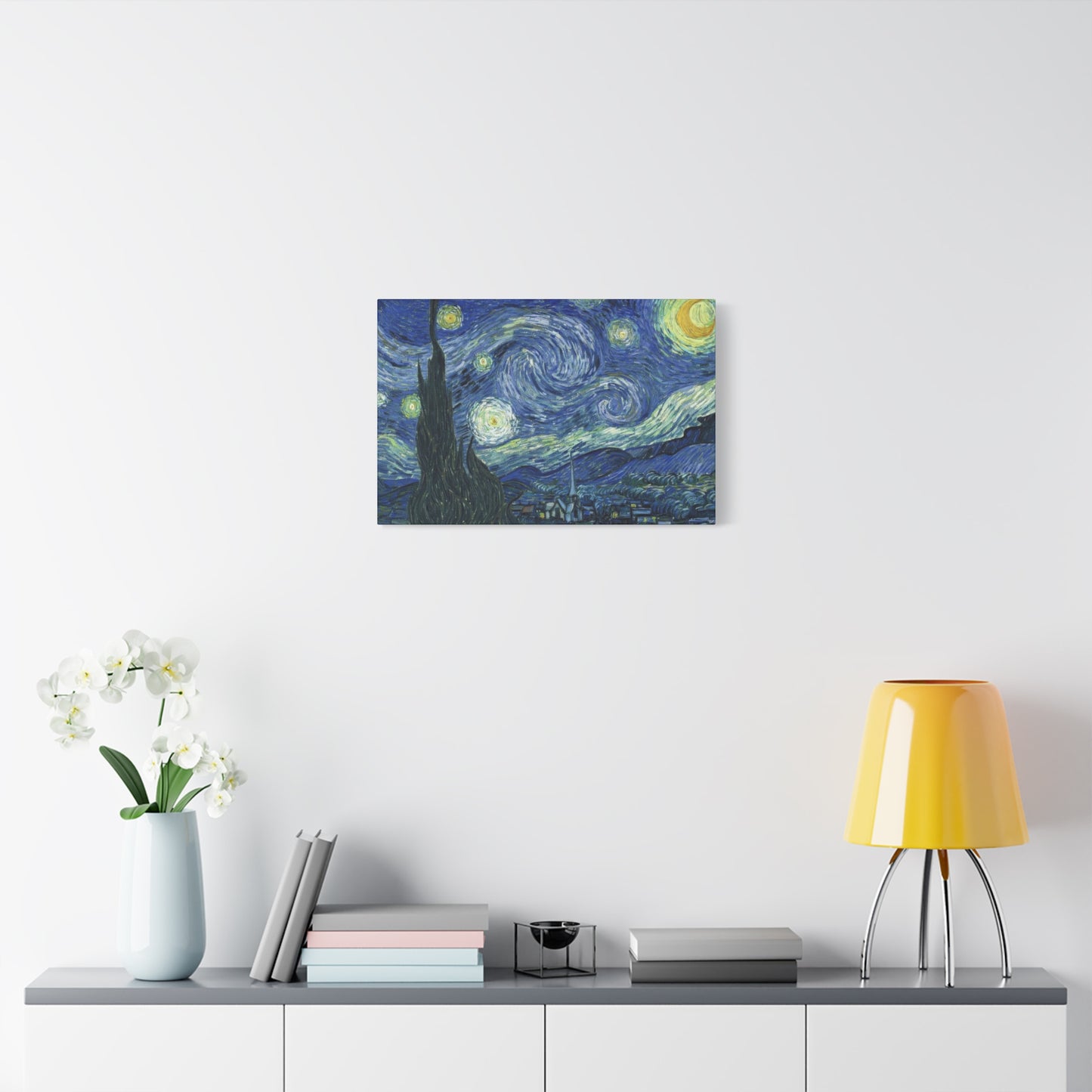 The Starry Night By Vincent Van Gogh Impression Wall Art & Canvas Prints