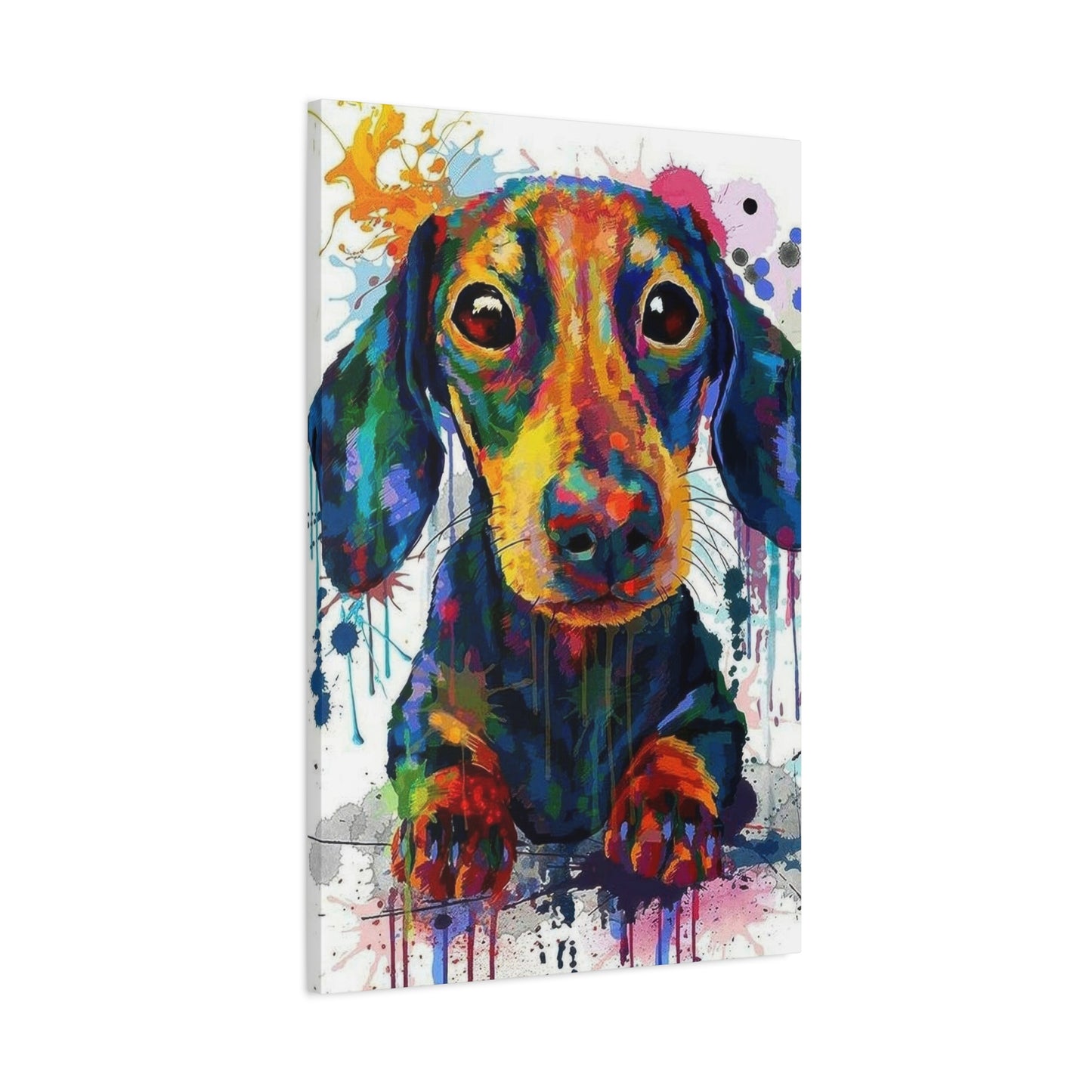 Dachshund Dog Color Wall Art & Canvas Prints