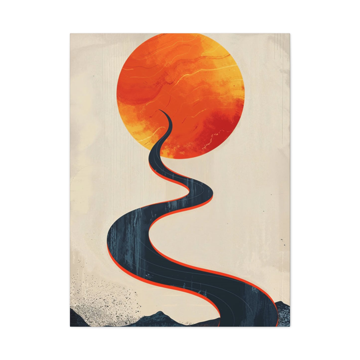 Road To Moon Wall Art & Canvas Prints