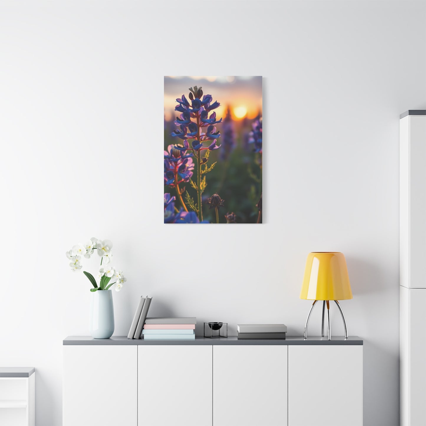 Vision Bluebonnet Flower Art Art Wall Art & Canvas Print