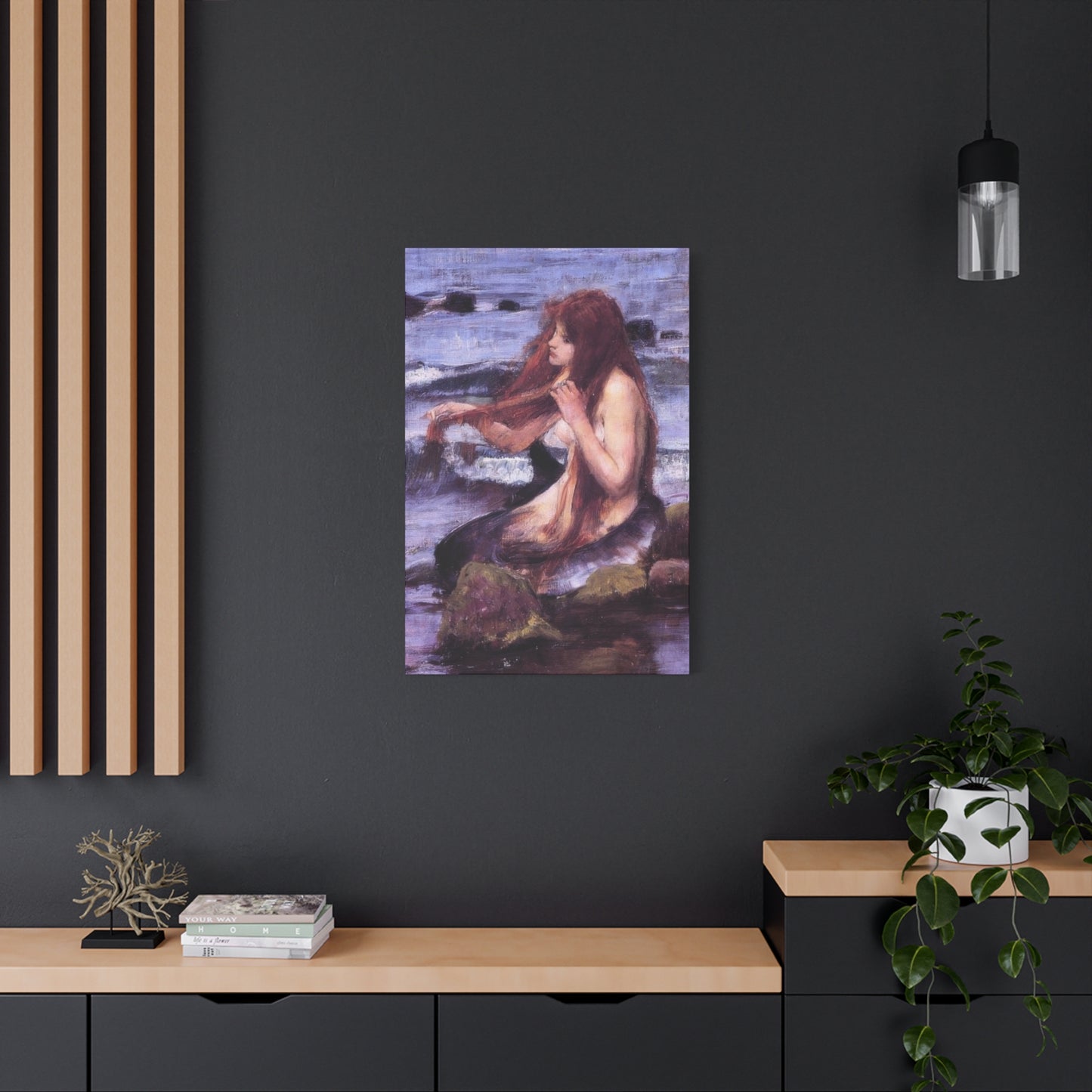 John William Sketch For A Mermaid Wall Art & Canvas Prints