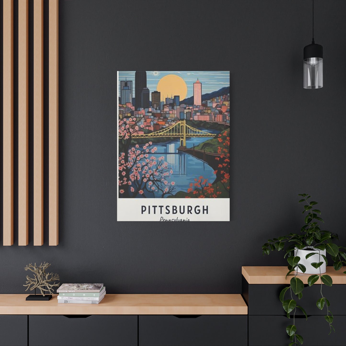 Dawn Sky Pittsburgh Poster Wall Art & Canvas Prints