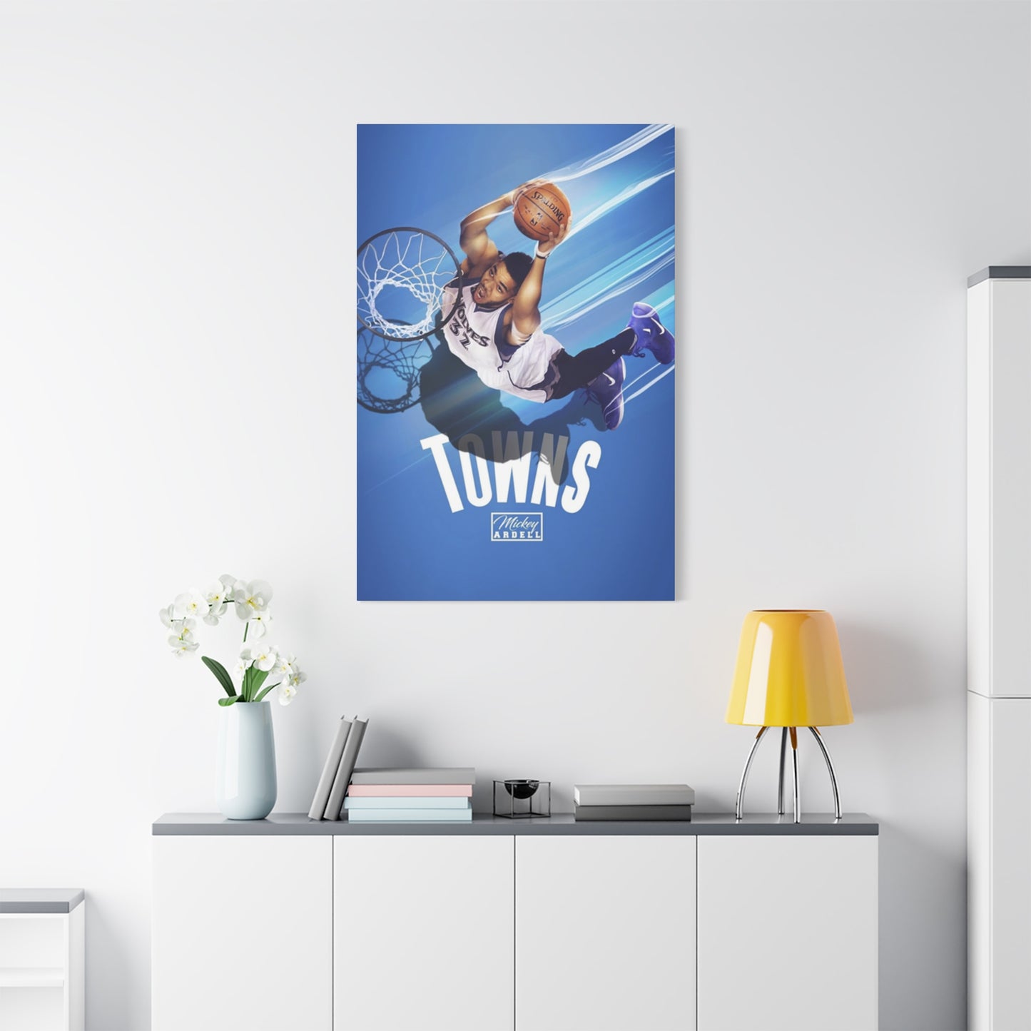Towns Basketball Poster Wall Art & Canvas Prints