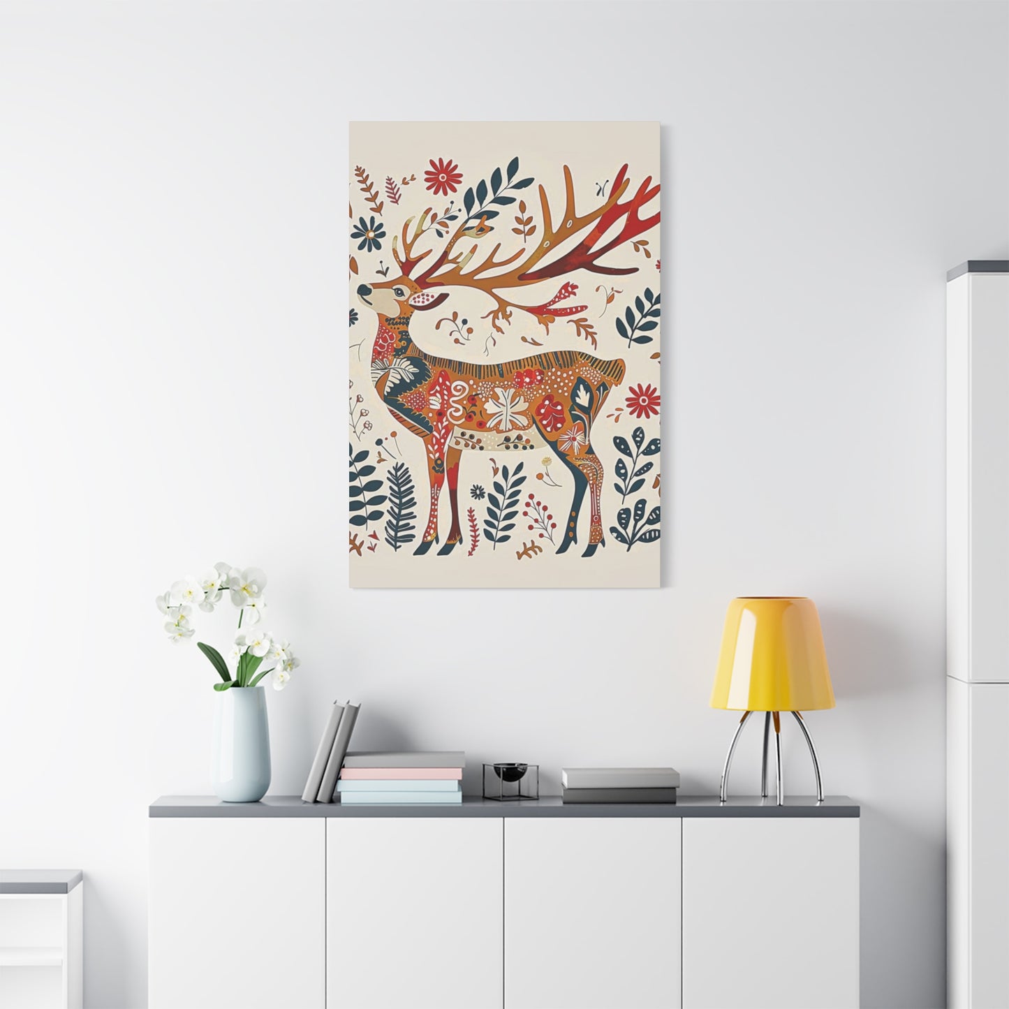Deer Scandinavia 2 Wall Art & Canvas Prints