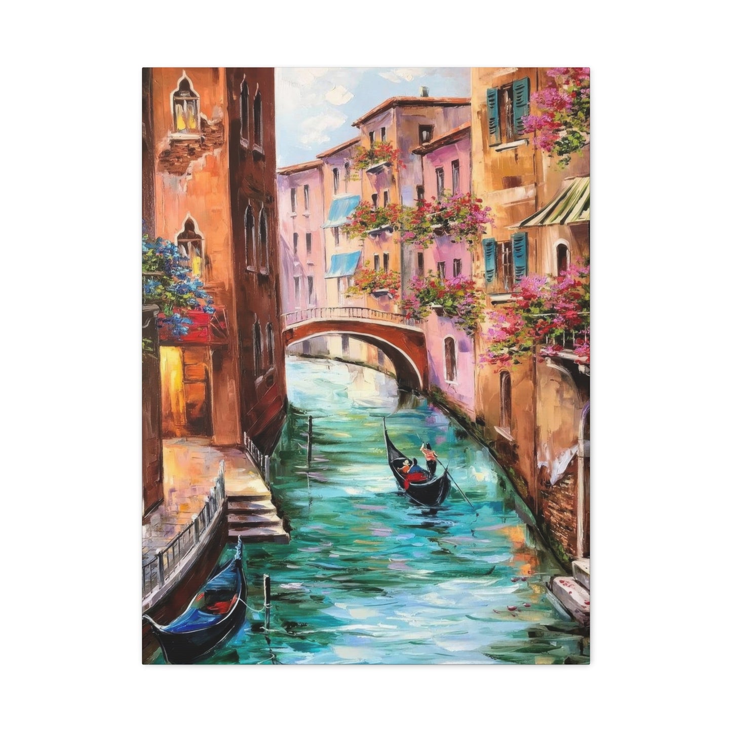 Venice Italy Boat Painting Wall Art & Canvas Prints