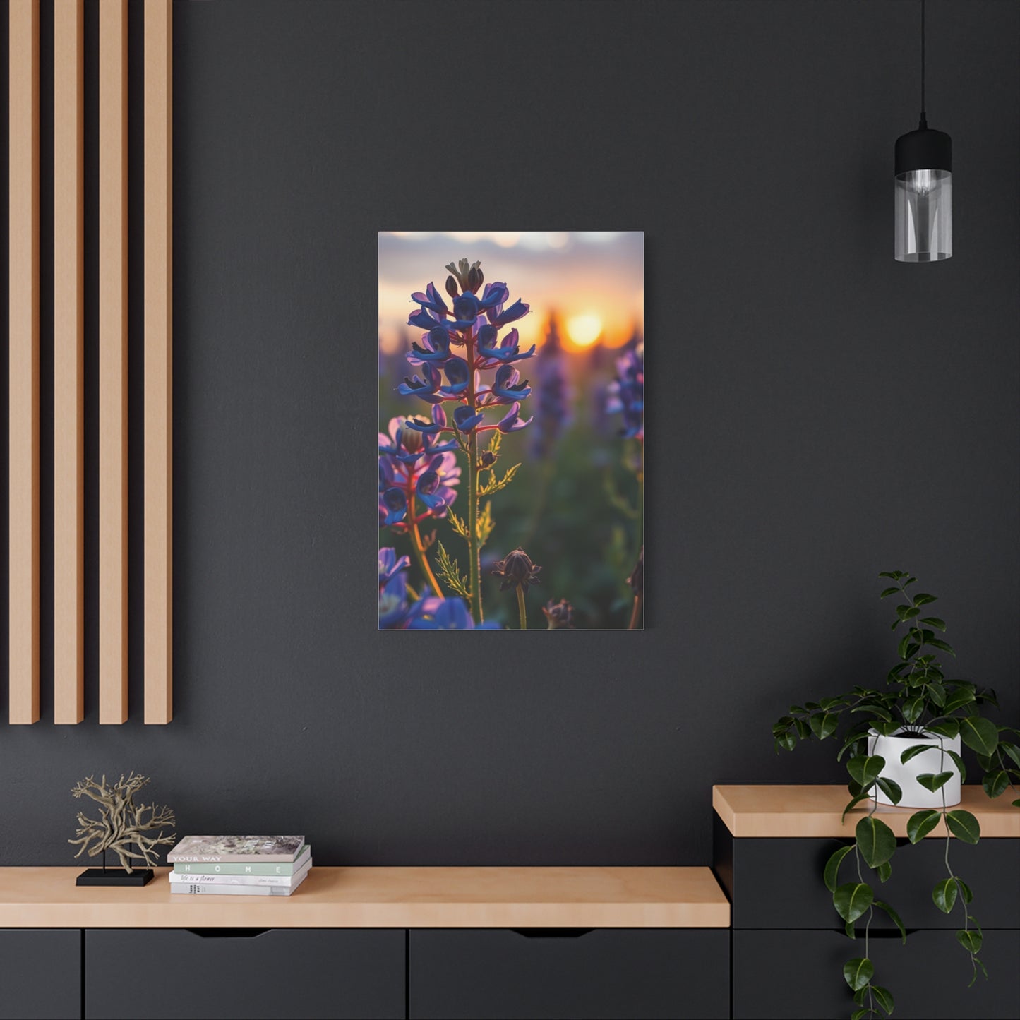 Vision Bluebonnet Flower Art Art Wall Art & Canvas Print