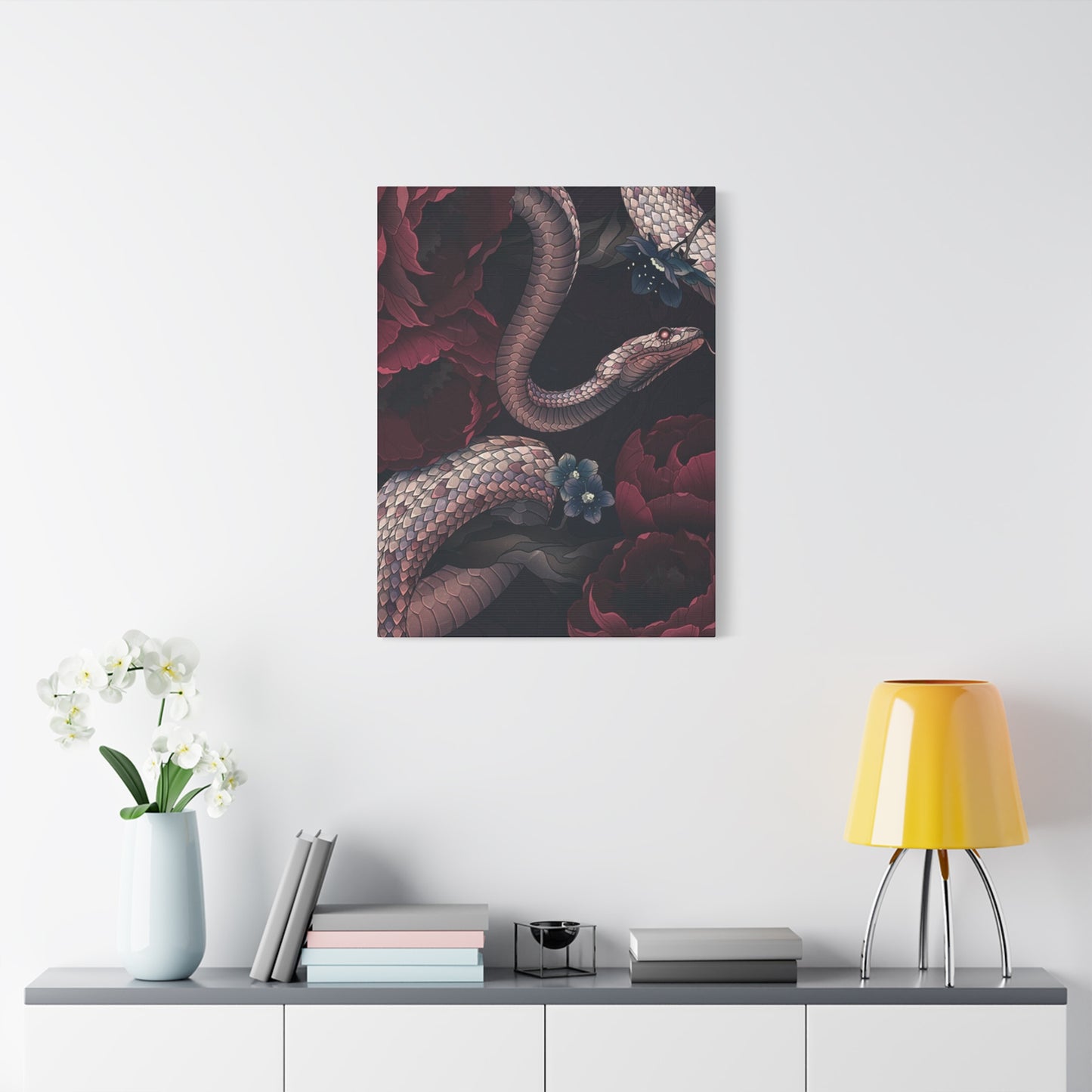 Rose And Snake Wall Art & Canvas Prints