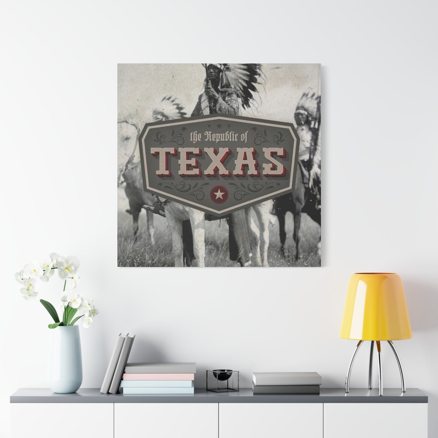The Republic Of Texas Poster Wall Art & Canvas Prints