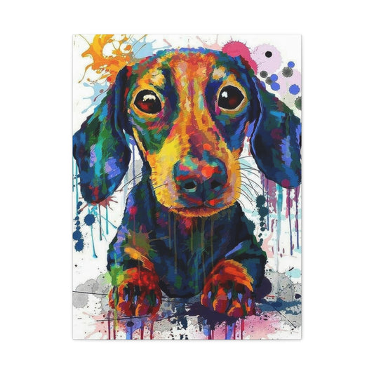 Dachshund Dog Color Wall Art & Canvas Prints
