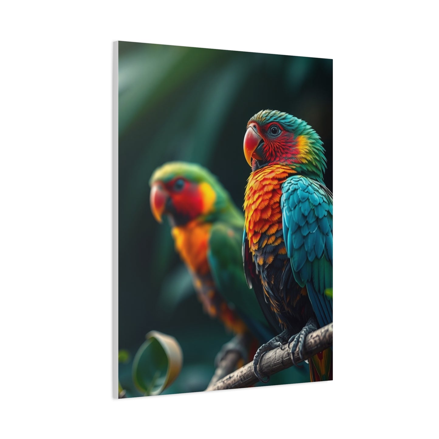 Tropical Birds Art Luxury Canvas Wall Art & Canvas Print