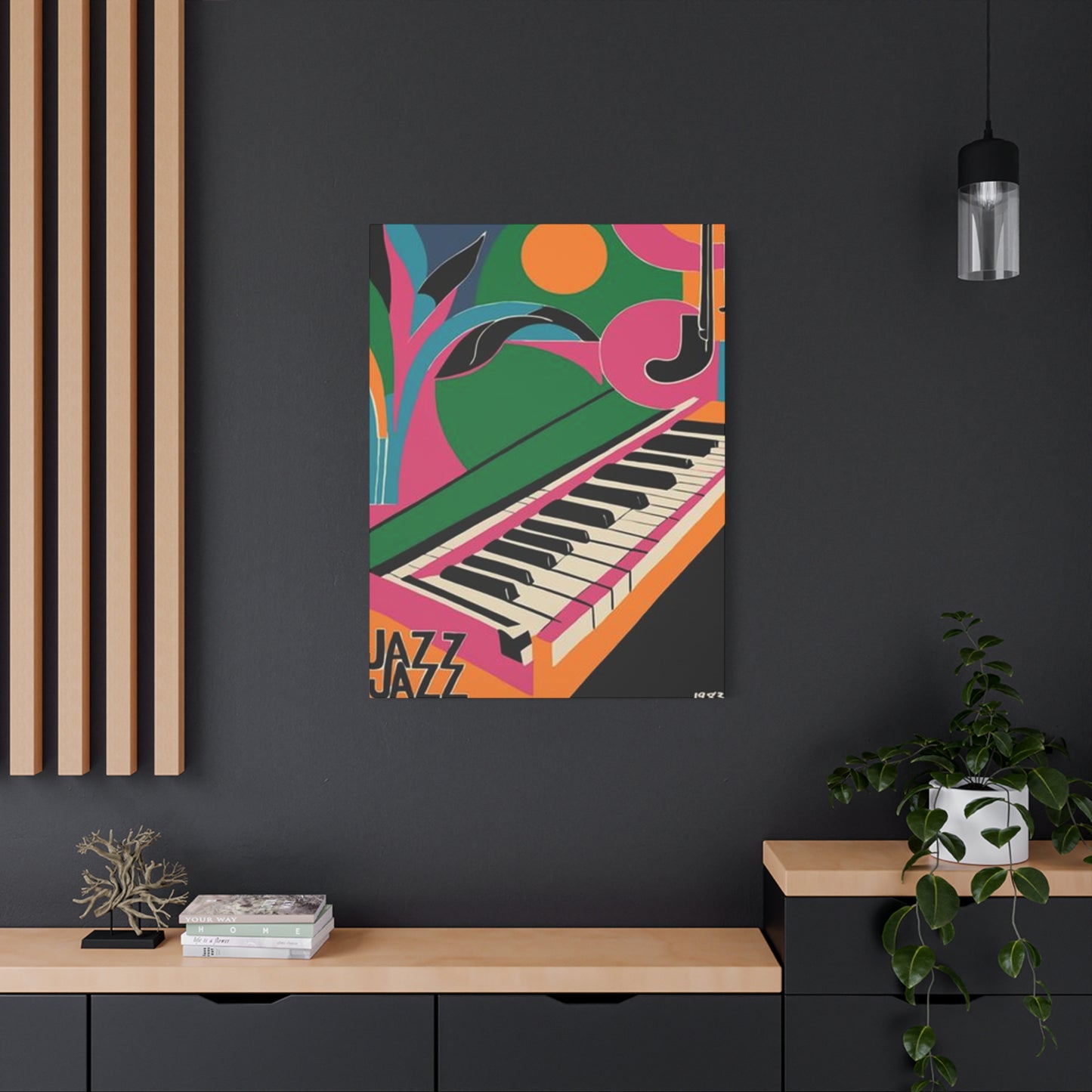 Colorful Jazz Poster Wall Art & Canvas Prints