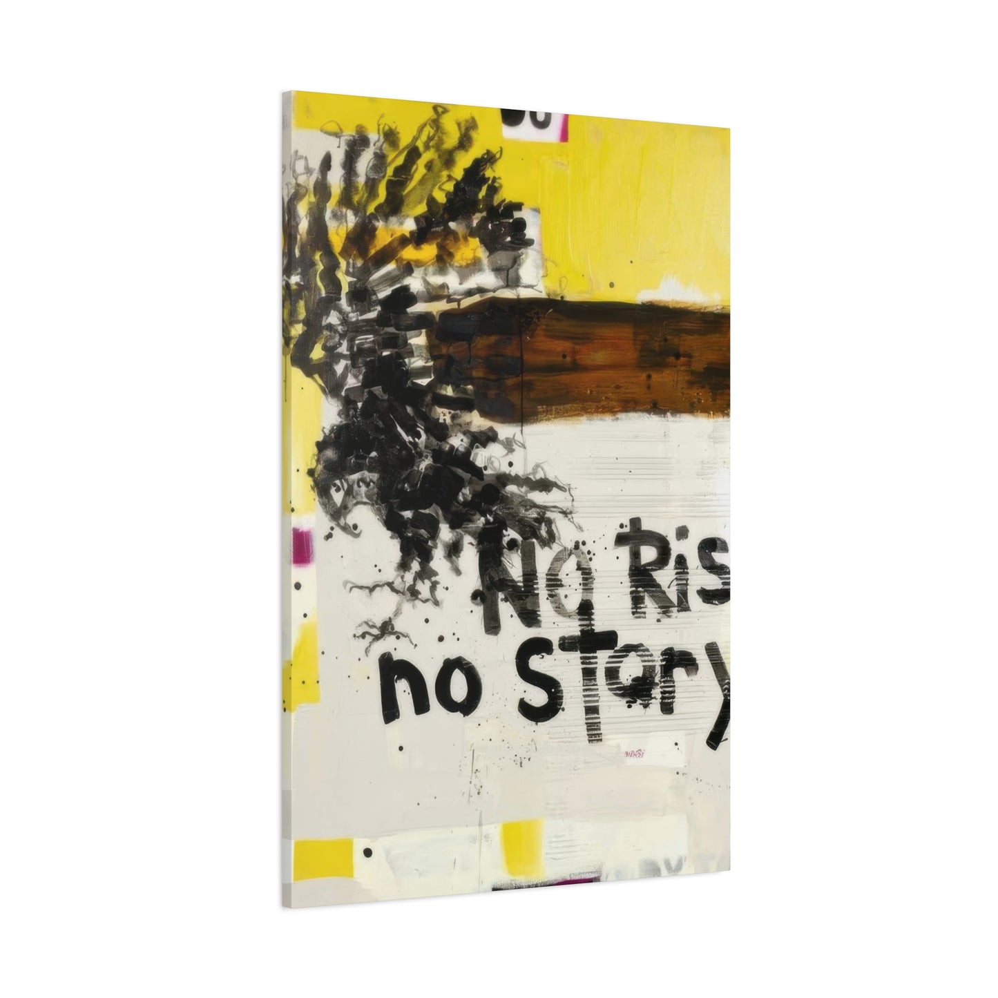 Kent Youngstrom No Risk No Story Yellow Wall Art & Canvas Prints