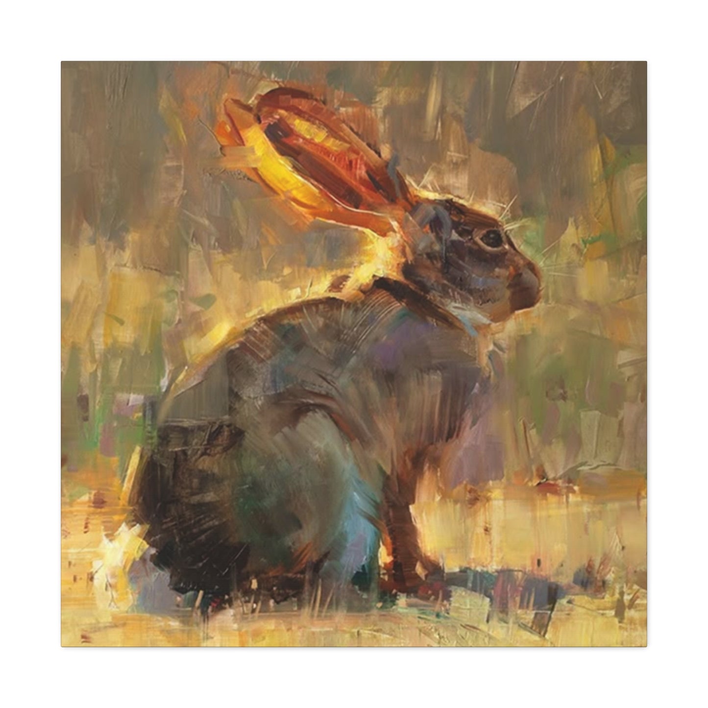 The Brown Bunny Painting Wall Art & Canvas Prints