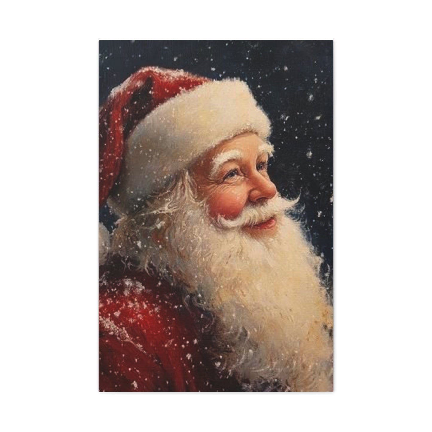 Snowfall Santa Claus Wall Art & Canvas Prints