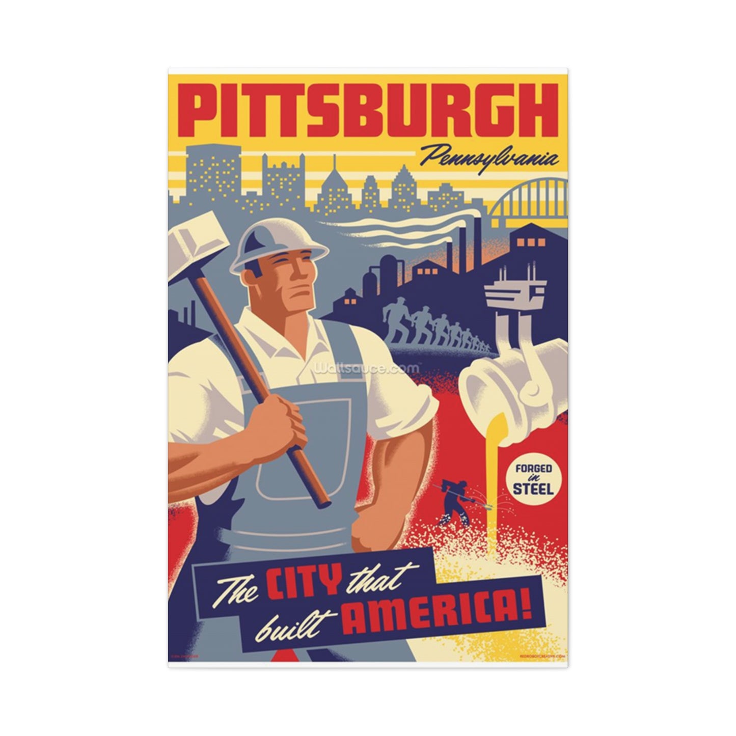 The City That Built America Wall Art & Canvas Prints