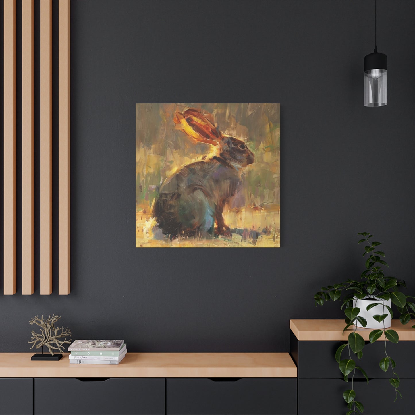 The Brown Bunny Painting Wall Art & Canvas Prints
