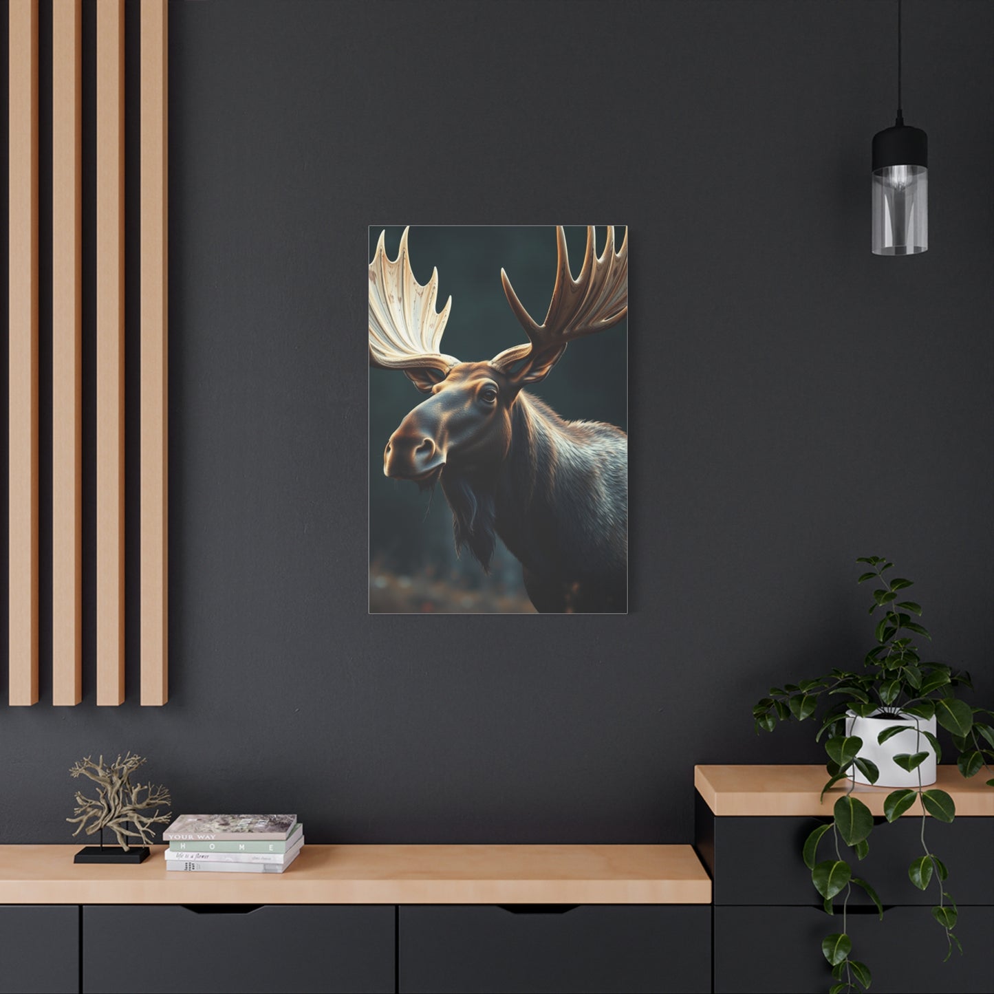 Moose Art Refined Canvas Wall Art & Canvas Print