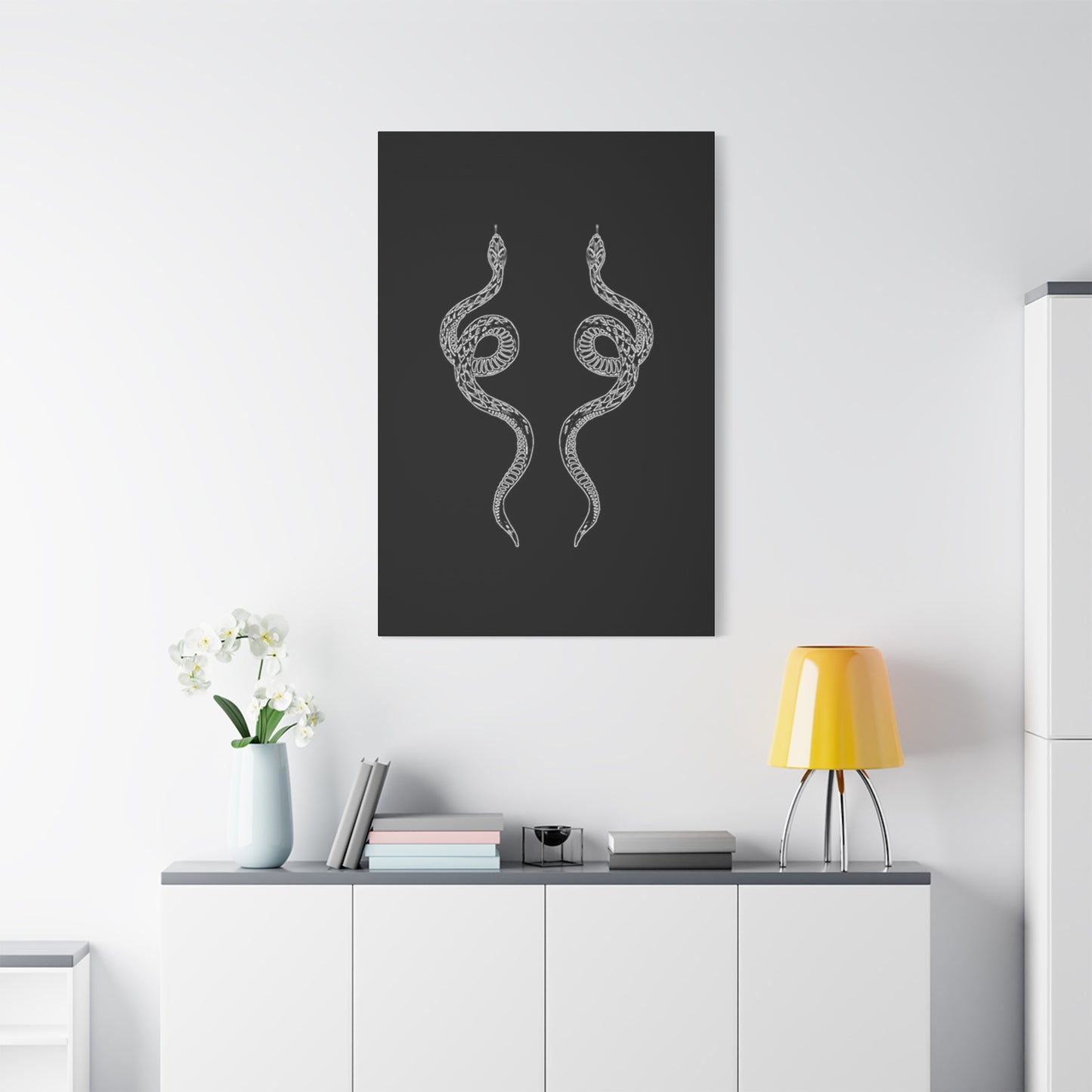 Two Snakes Poster Wall Art & Canvas Prints