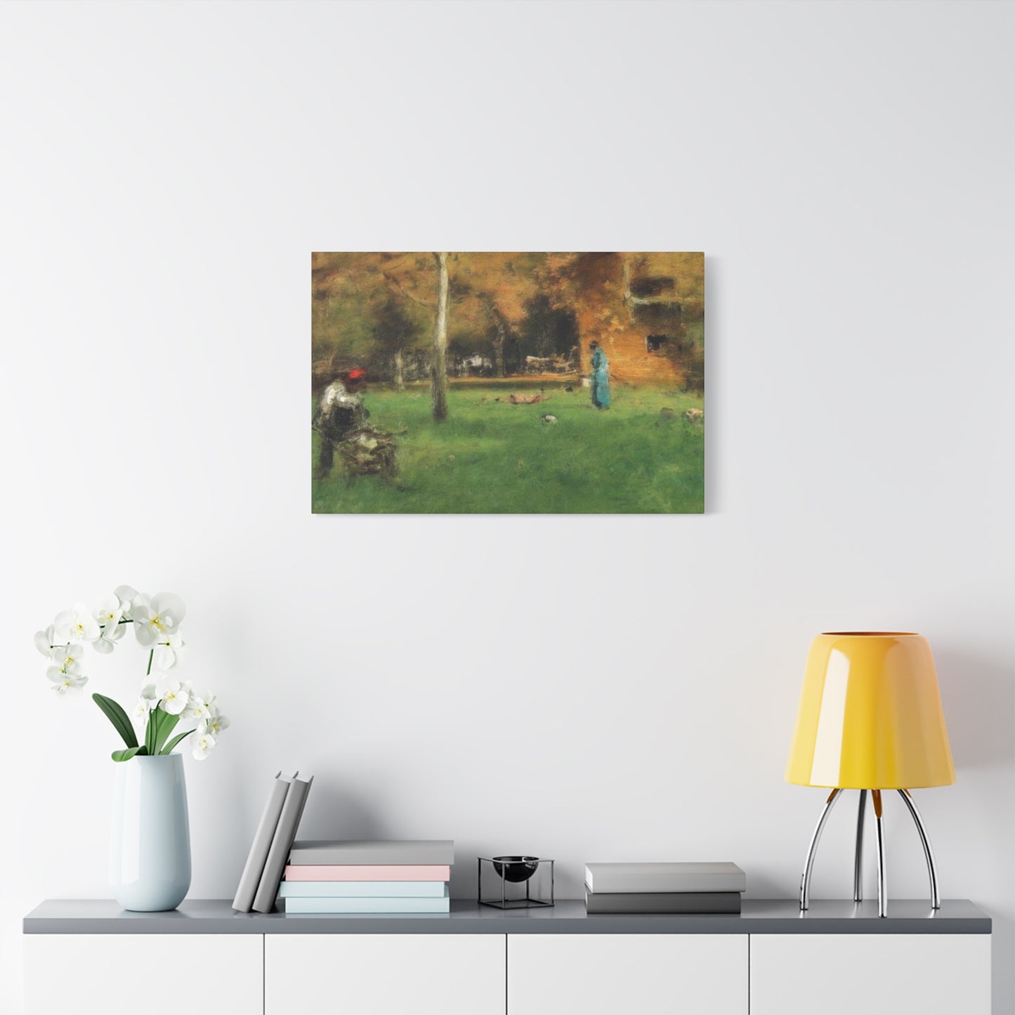 The Old Barn George Inness Wall Art & Canvas Prints