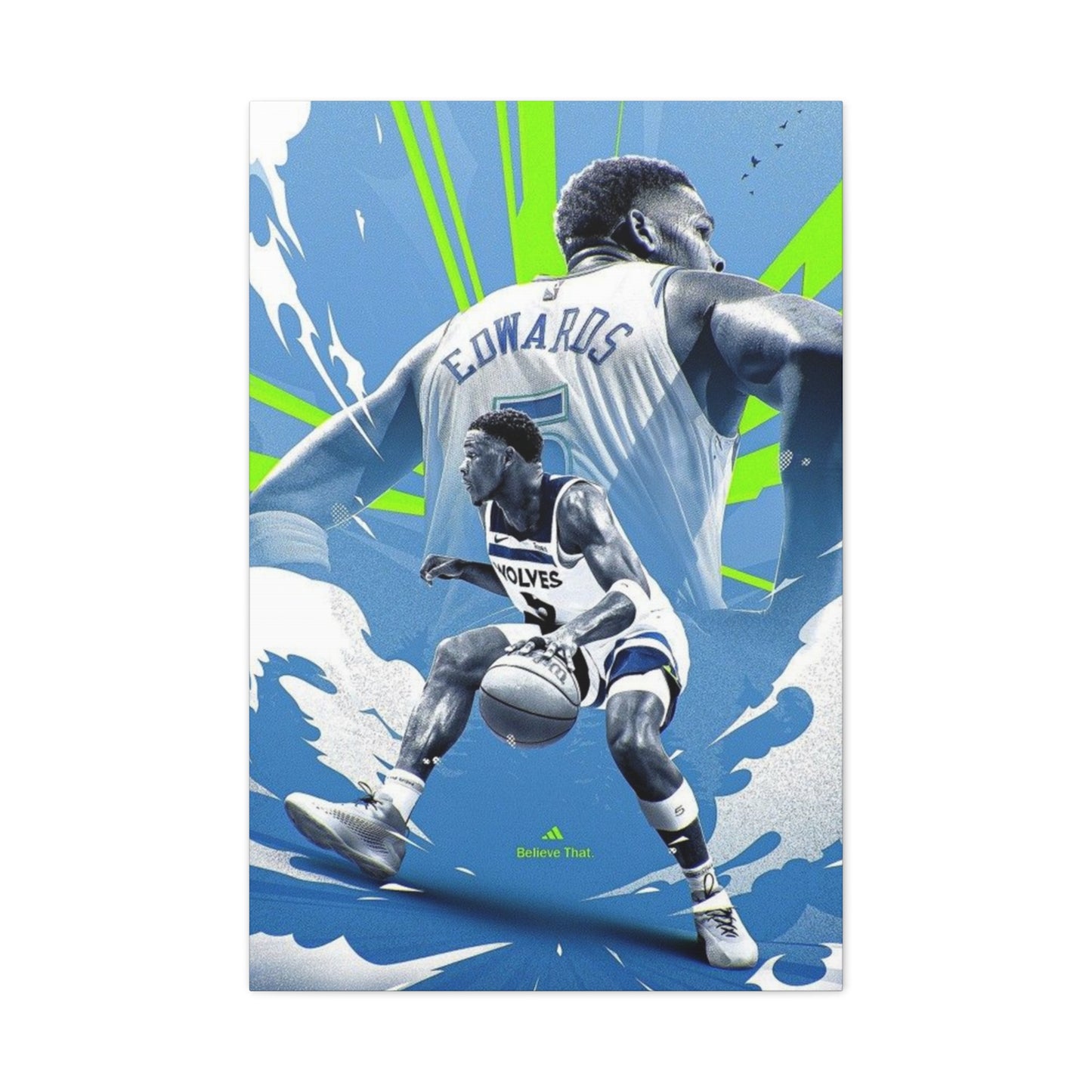 Edward Basketball Poster Wall Art & Canvas Prints