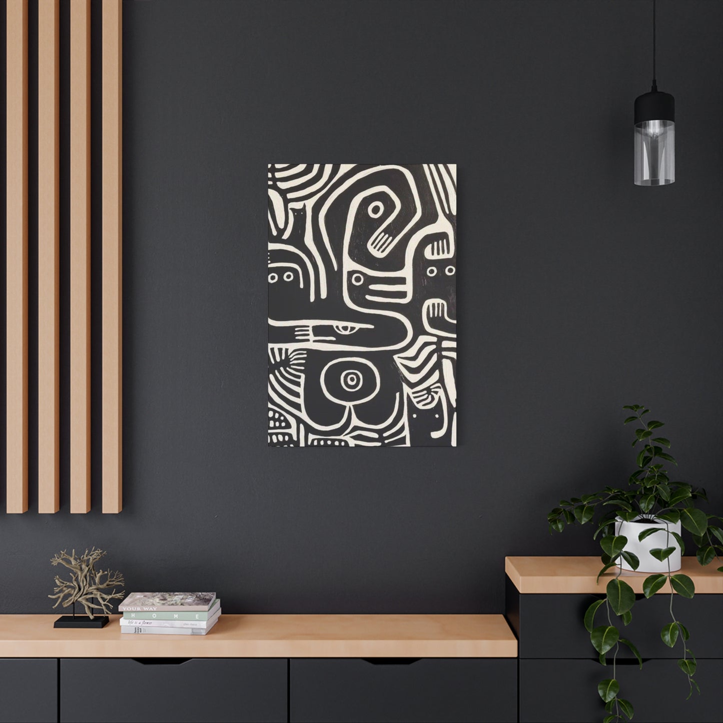 Monochrome Black Cat Wall Art & Canvas Prints