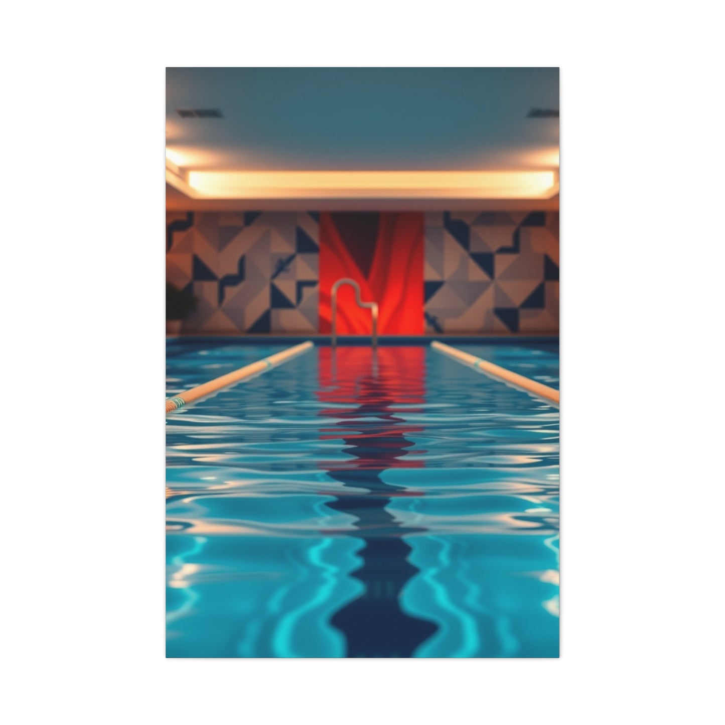 Swimming Pool Art Refined Canvas Wall Art & Canvas Print