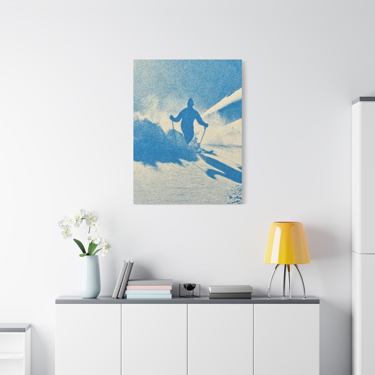 Crystal Snow Skiing Wall Art & Canvas Prints