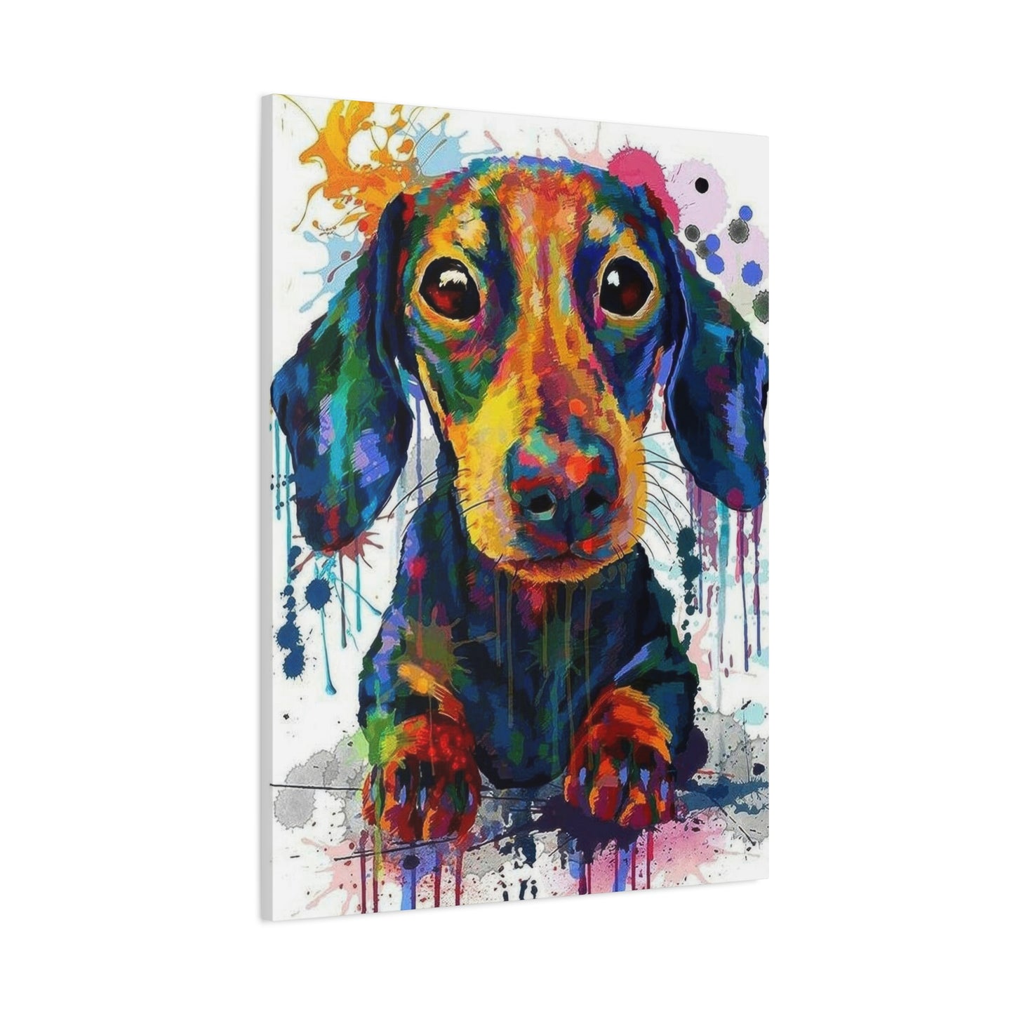 Dachshund Dog Color Wall Art & Canvas Prints