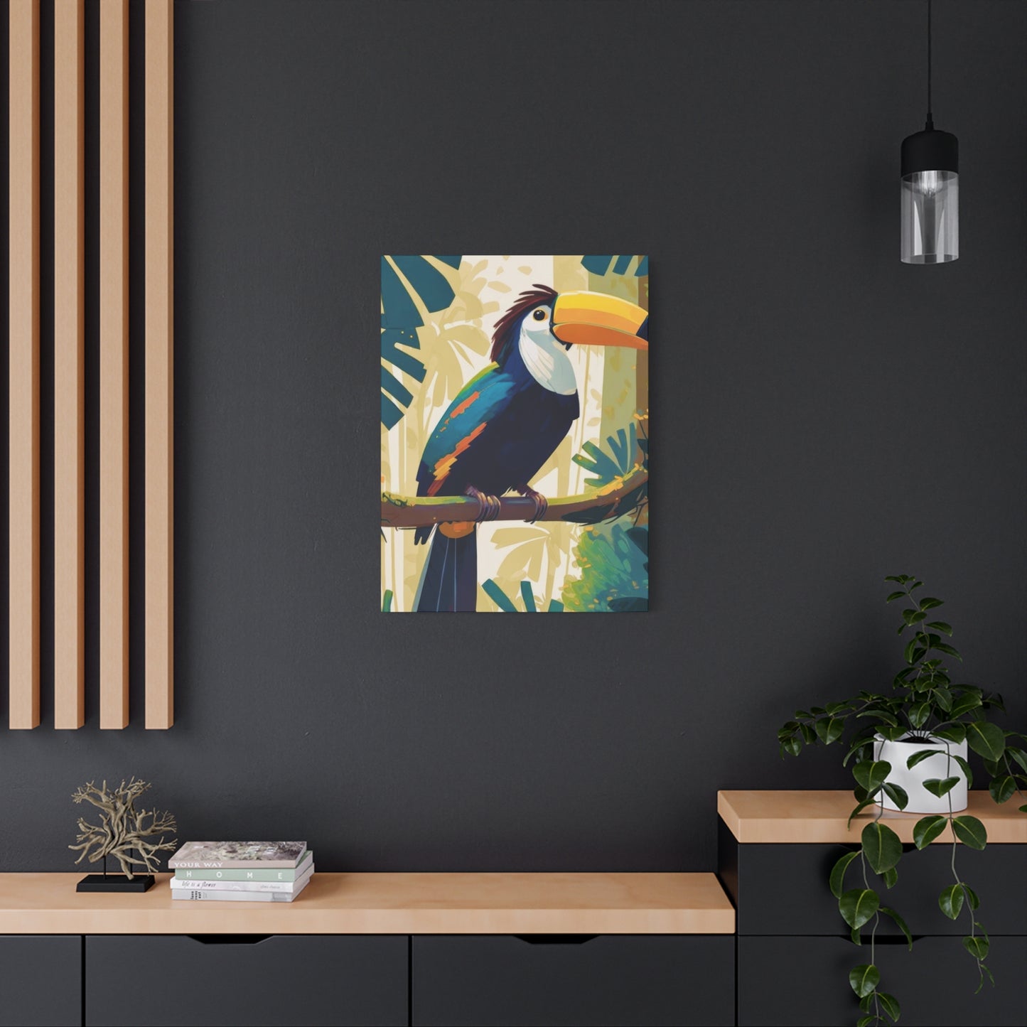 Toucan Portrait Deco Wall Art & Canvas Prints