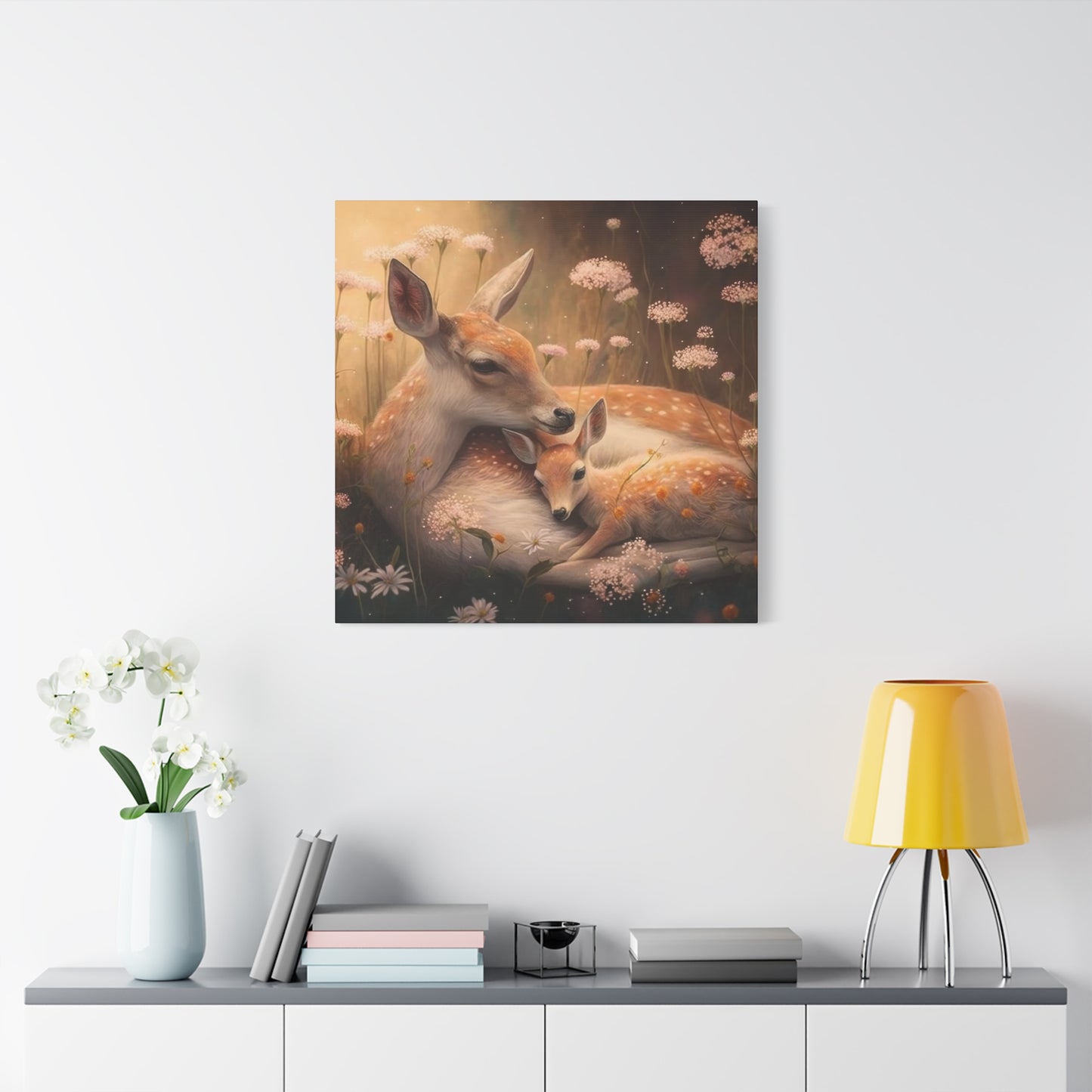 Deer Baby Softlight Wall Art & Canvas Prints