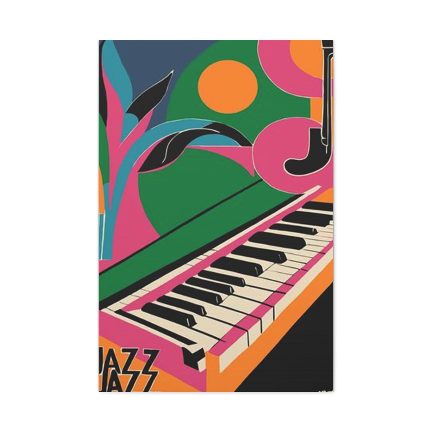 Colorful Jazz Poster Wall Art & Canvas Prints
