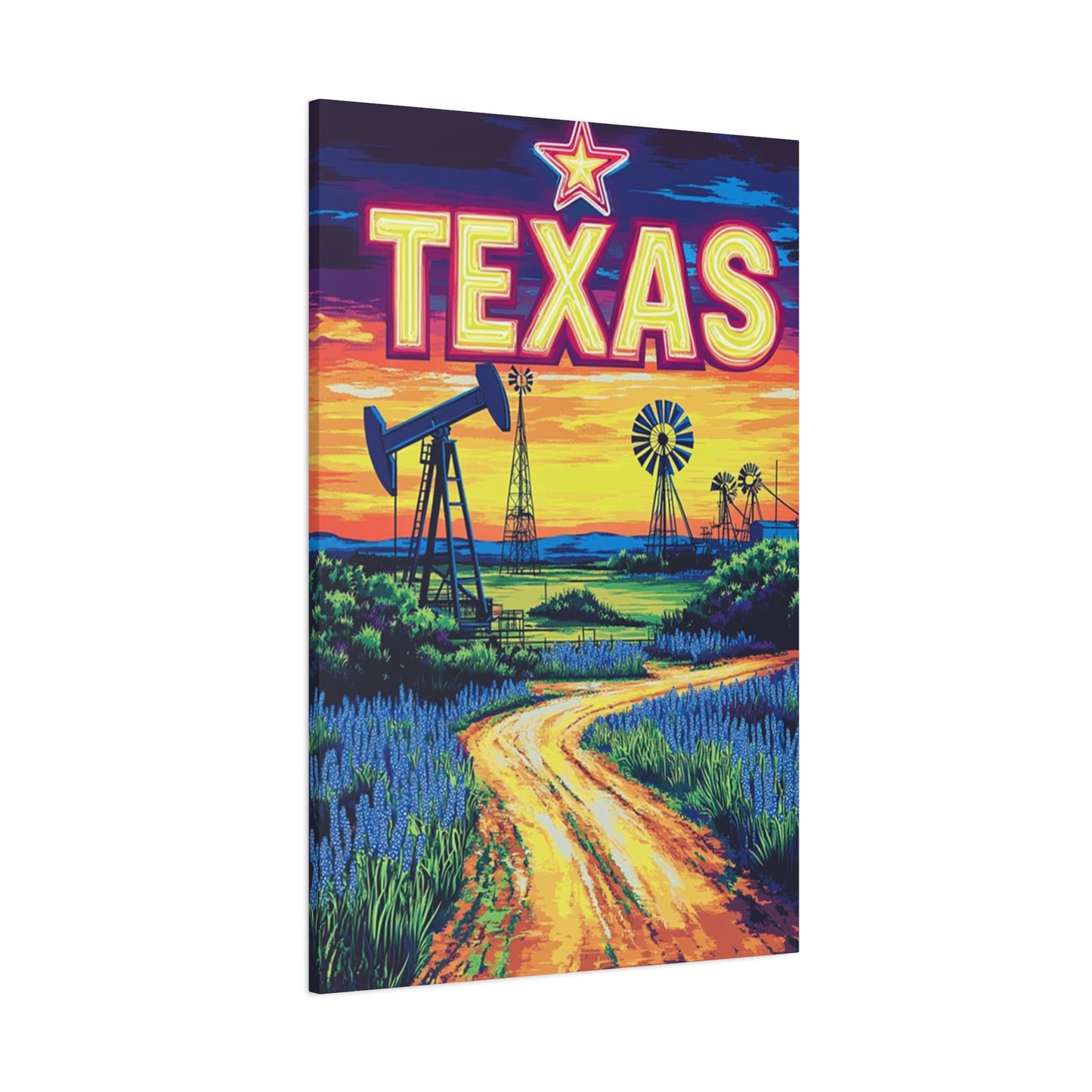Texas Landscape Painting Wall Art & Canvas Prints