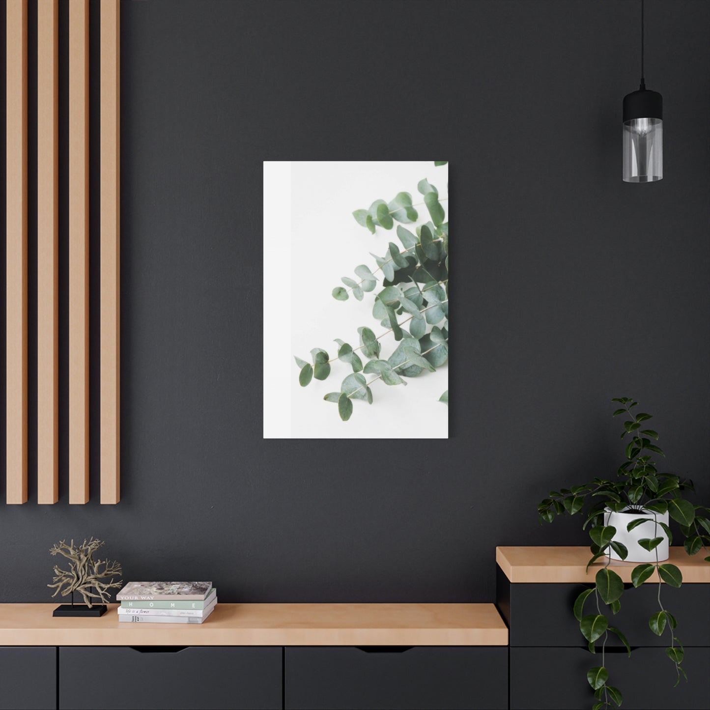 Eucalyptus On White BG Wall Art & Canvas Prints