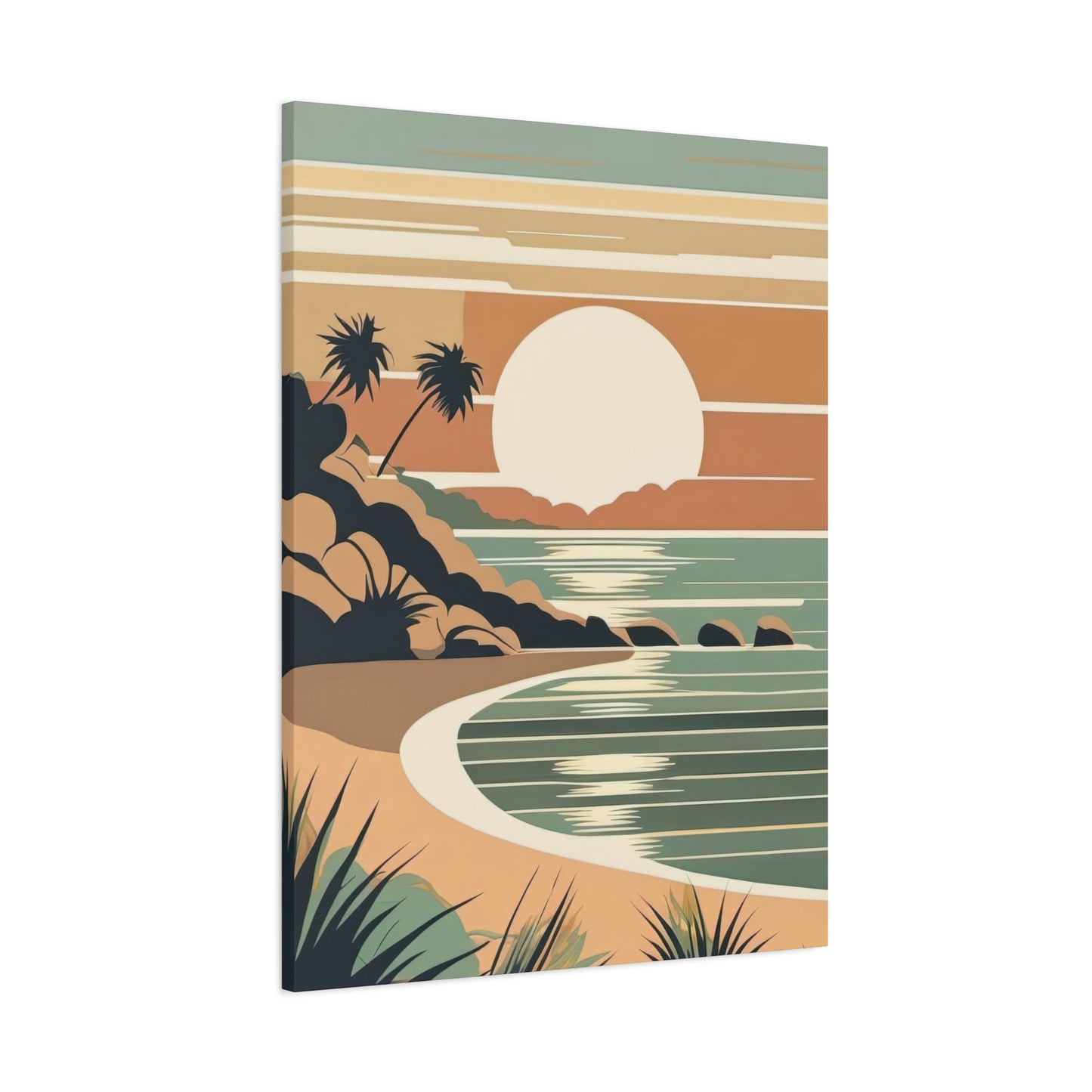 Sunset Landscape Earth Tones Wall Art & Canvas Prints