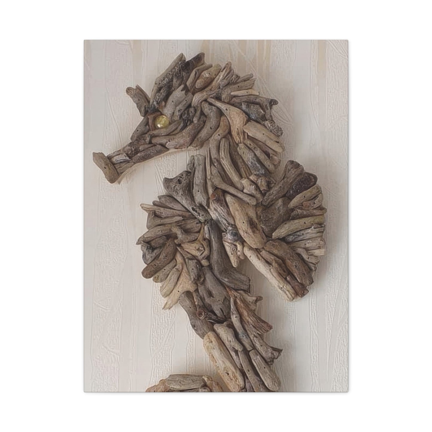 Driftwood Seahorse Wall Art & Canvas Prints