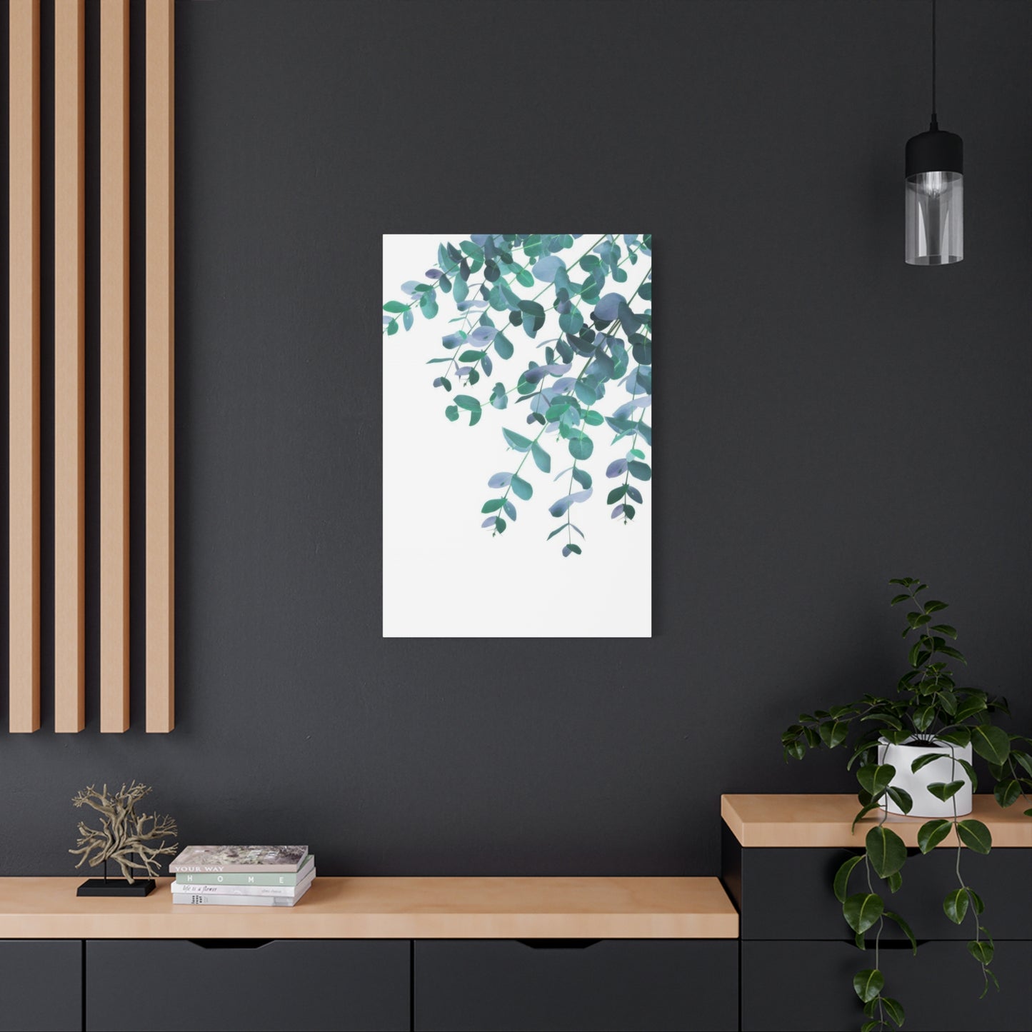 Eucalyptus Creeping Down Top Right Wall Art & Canvas Prints