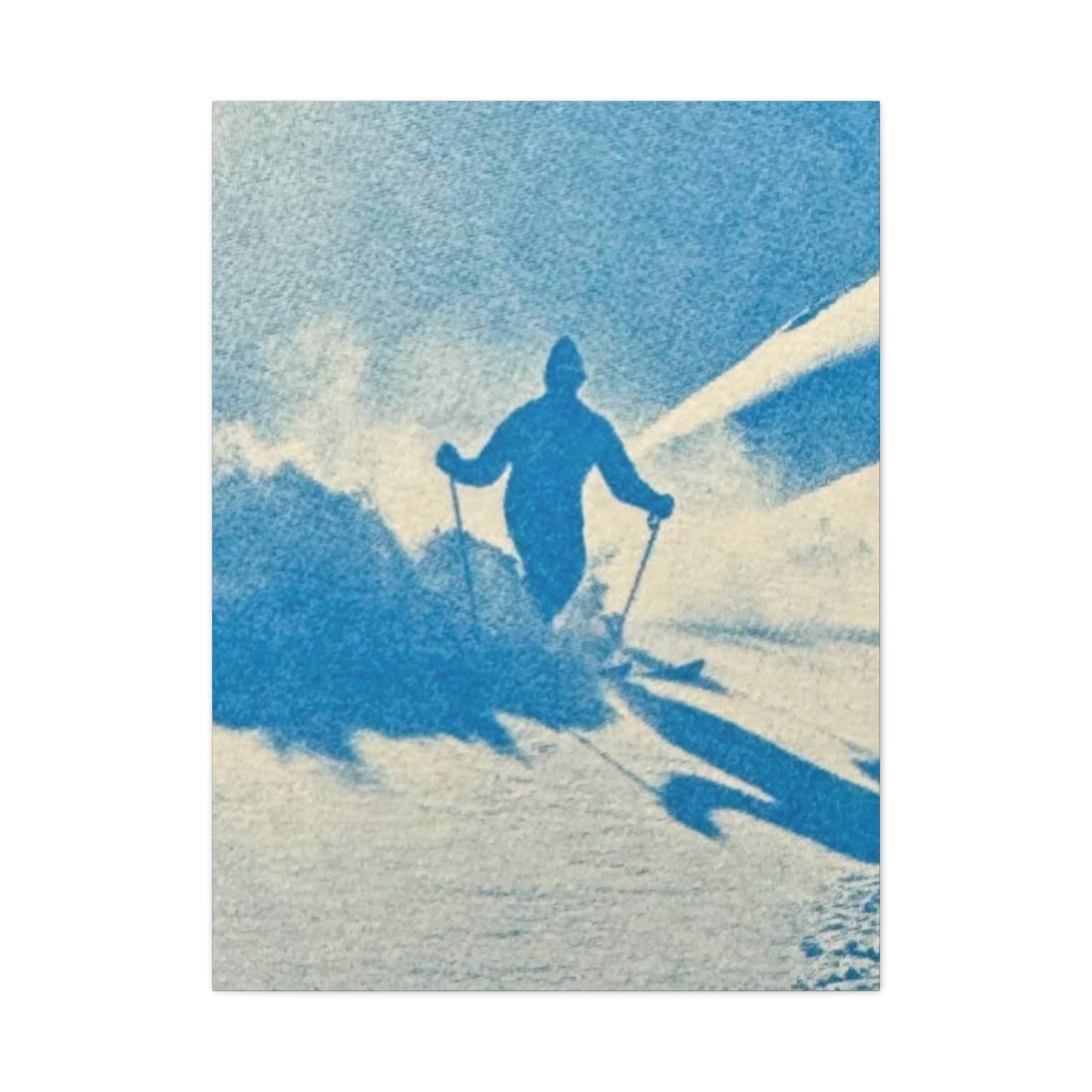 Crystal Snow Skiing Wall Art & Canvas Prints