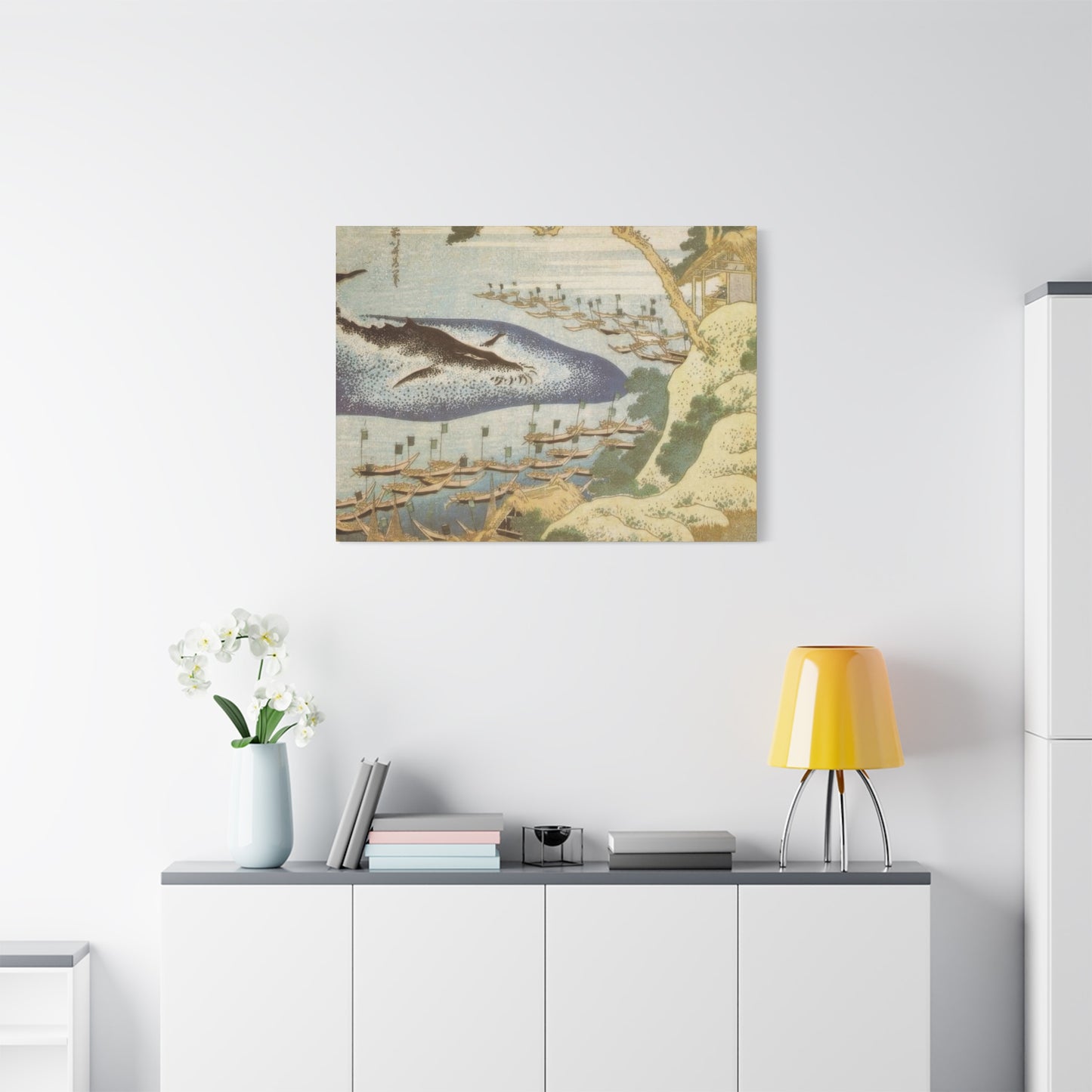 Katsushika Hokusai Whalling Off The Goto Islands Wall Art & Canvas Prints