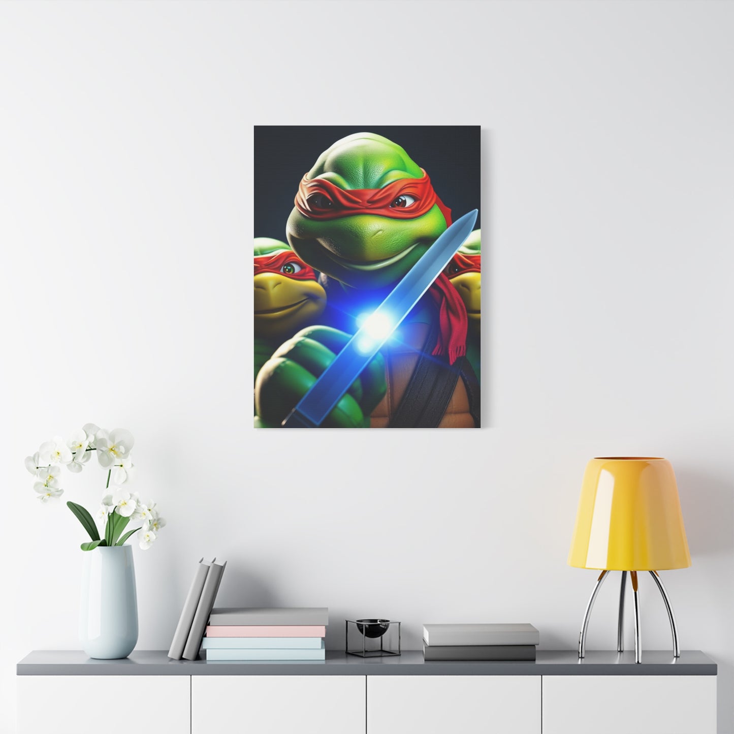 Teenage Mutant Ninja Turtles Characters Art Luxury Canvas Wall Art & Canvas Print