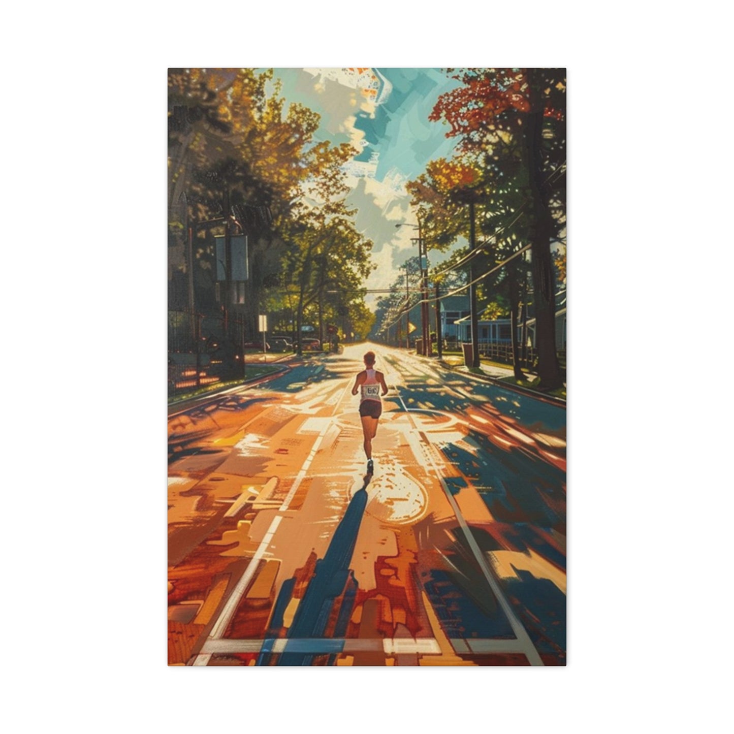Morning Running Wall Art & Canvas Prints