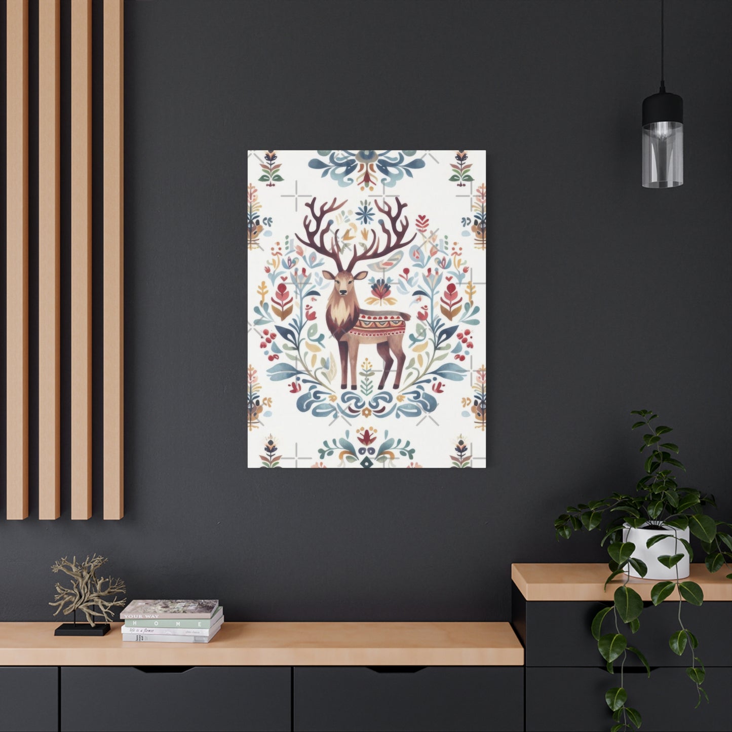 Deer Scandinavia Wall Art & Canvas Prints