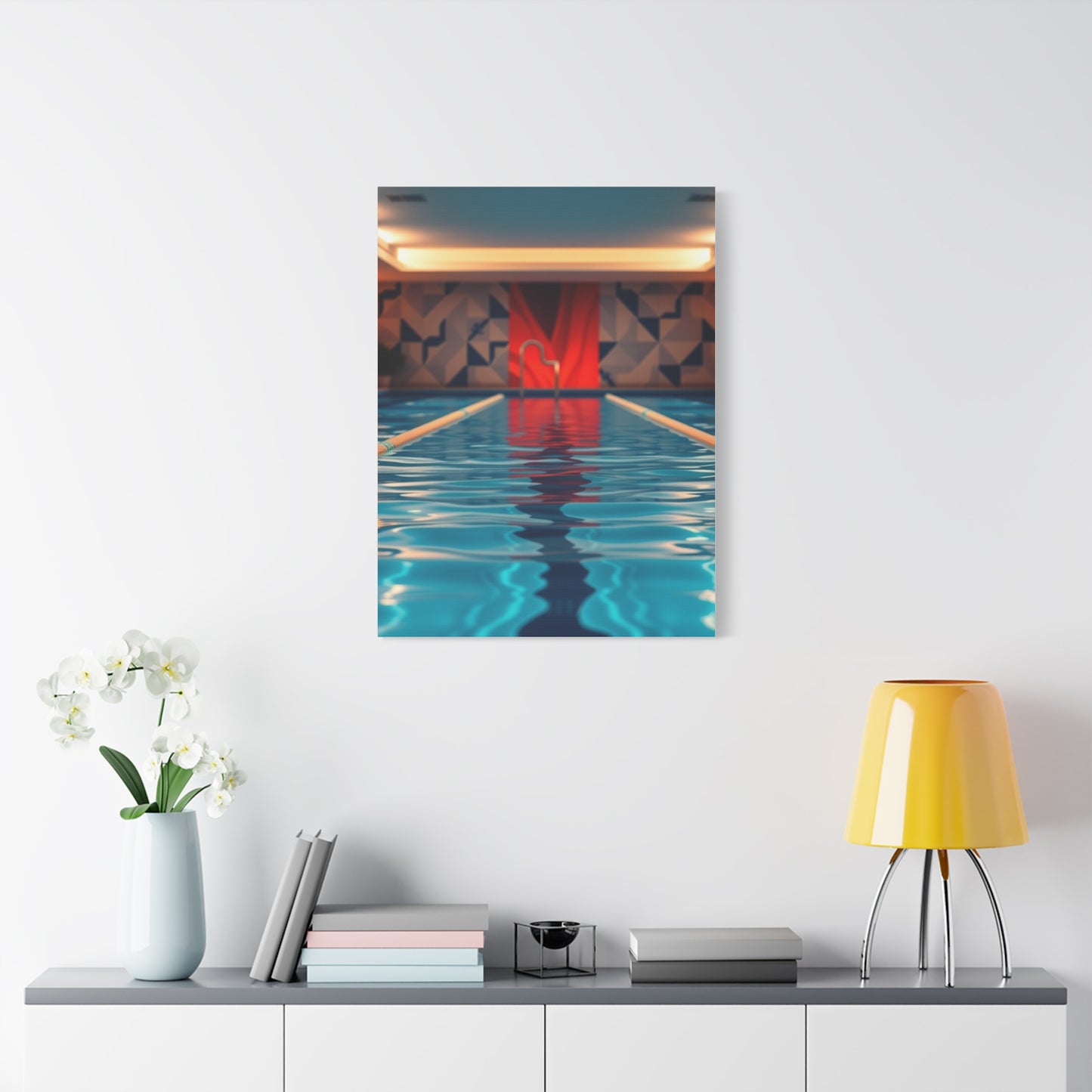 Swimming Pool Art Refined Canvas Wall Art & Canvas Print