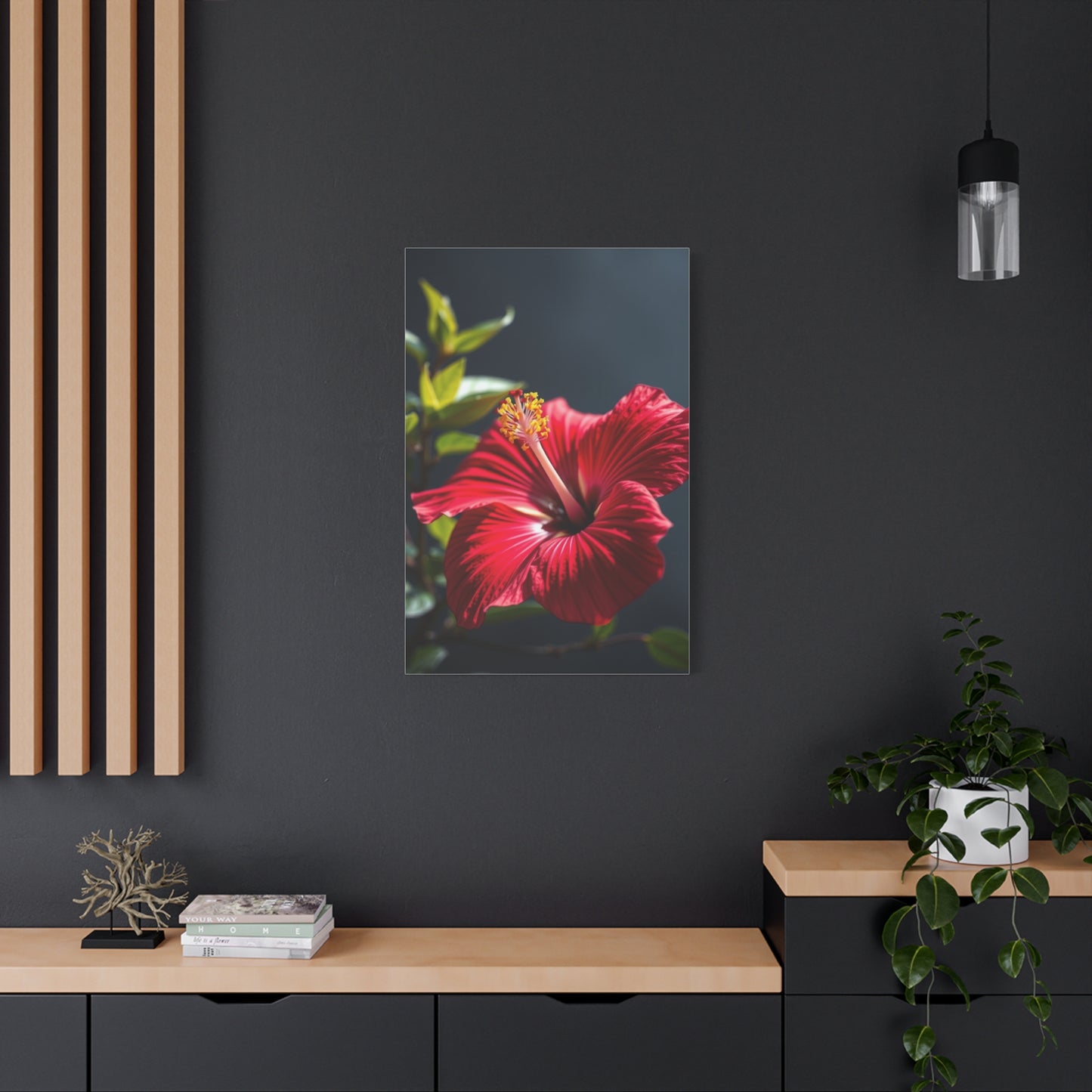 Hibiscus Flower Art Supreme Gallery Wall Art & Canvas Print