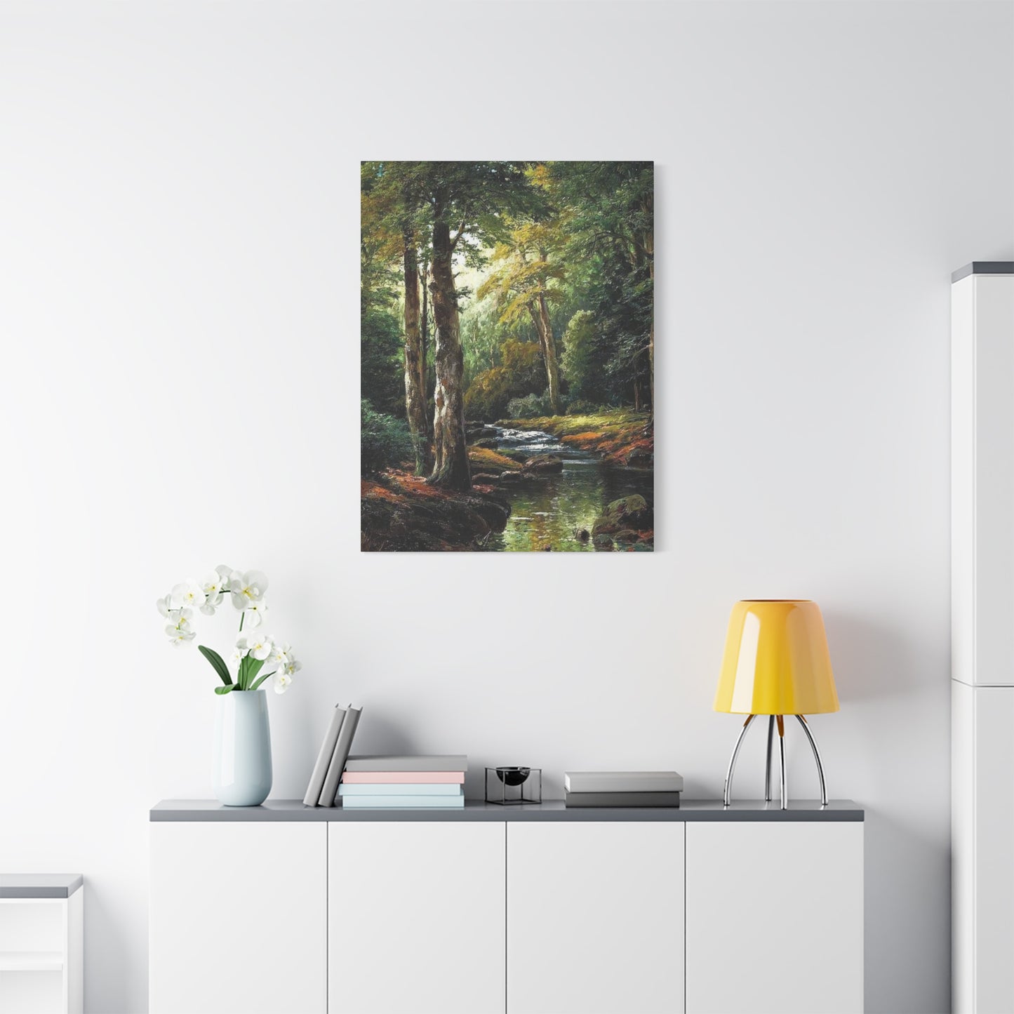 Stream Through Forest Wall Art & Canvas Prints
