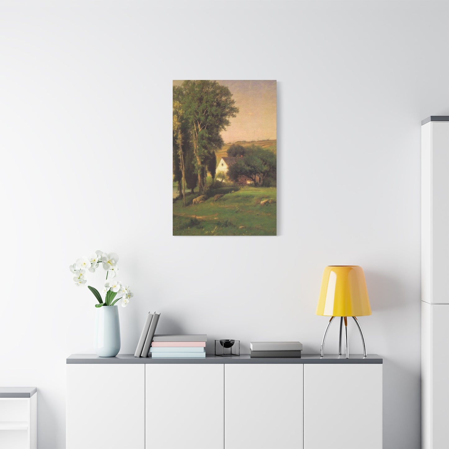 Old Homestead George Inness Wall Art & Canvas Prints