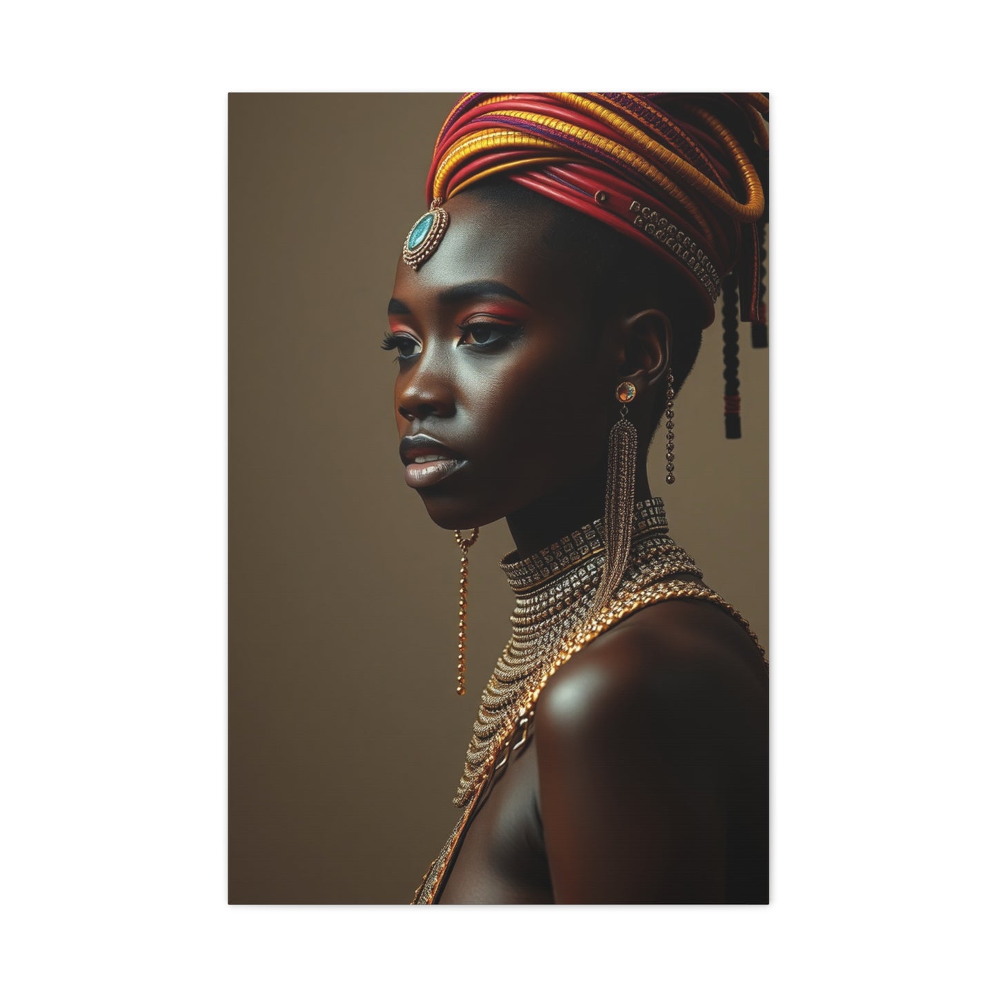 Elite Afrofuturism Art Vision Wall Art & Canvas Print