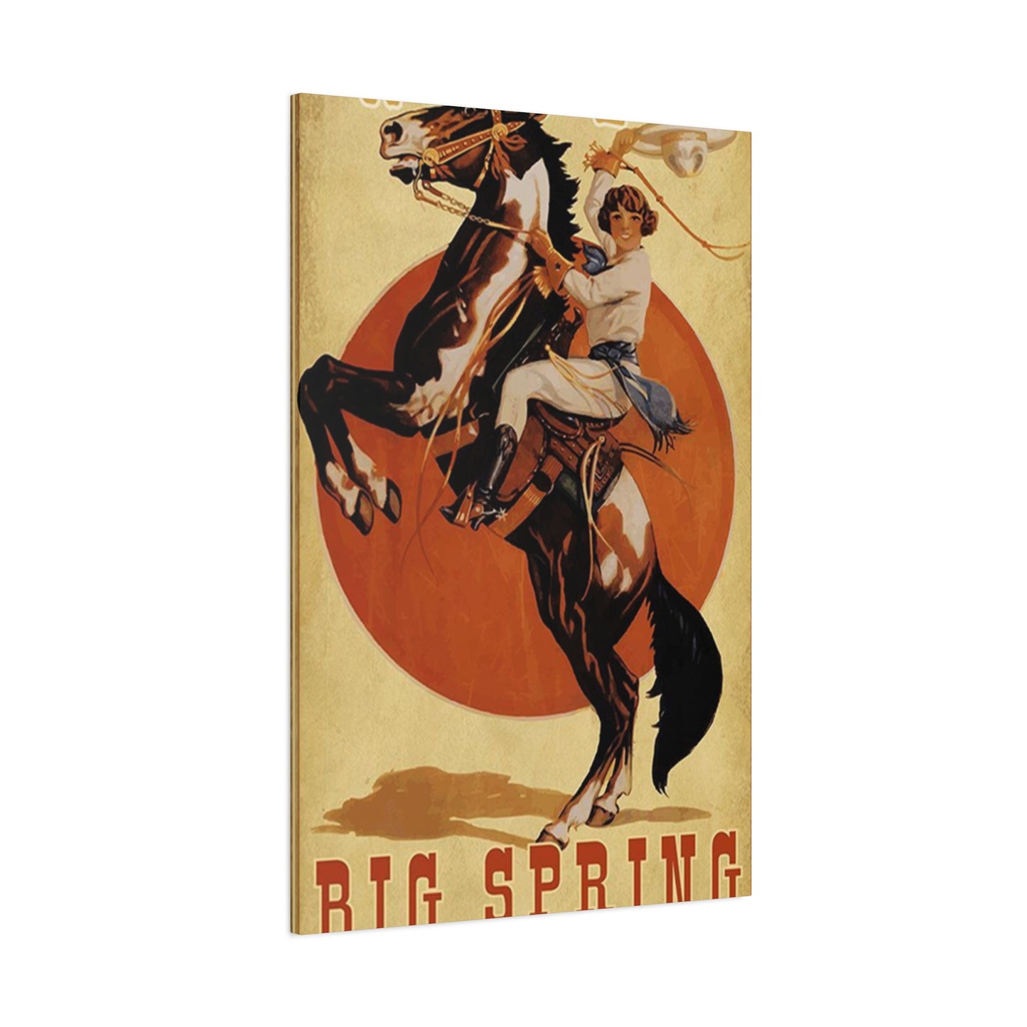 Girl Riding Horse Poster Wall Art & Canvas Prints