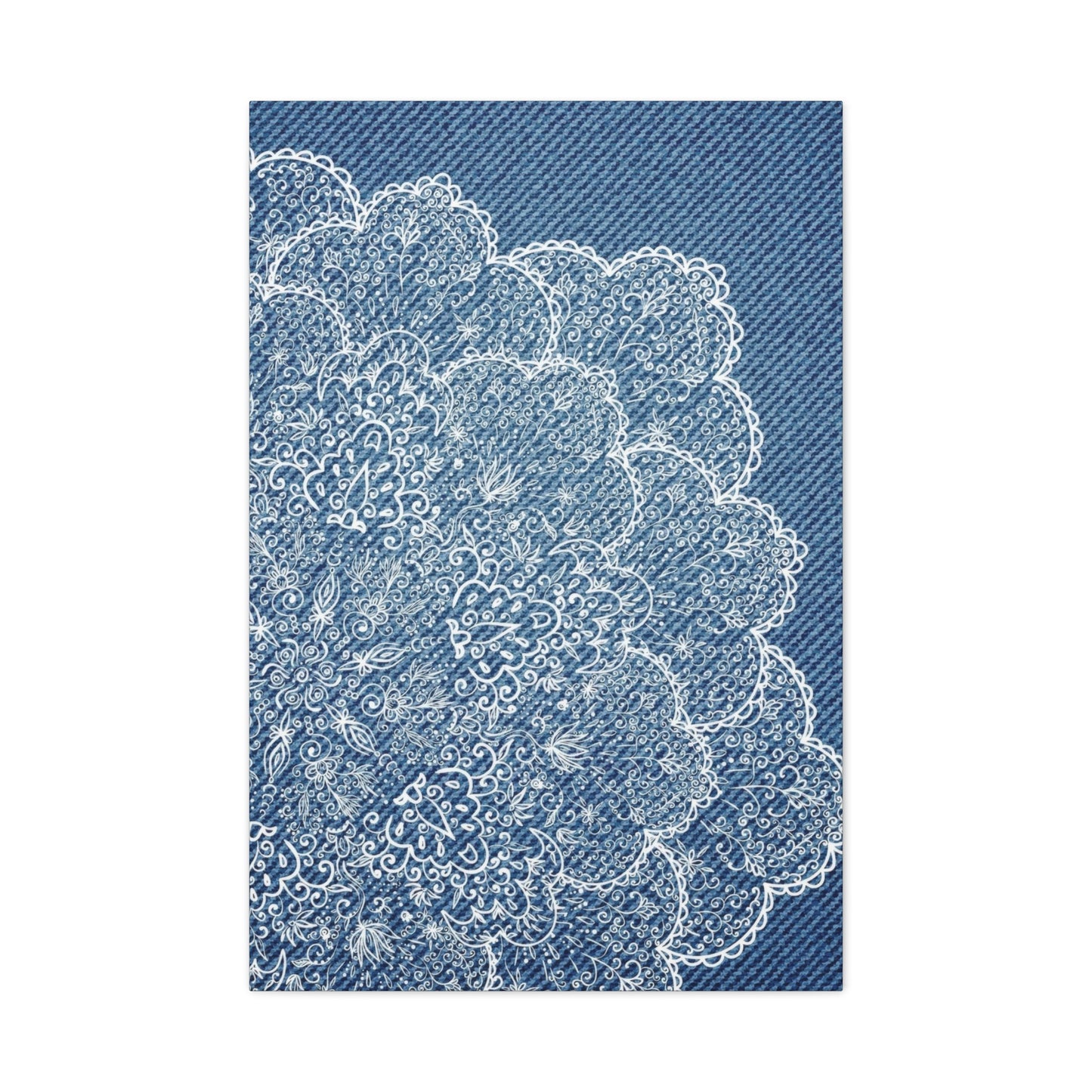 Denim Pattern Wall Art & Canvas Prints