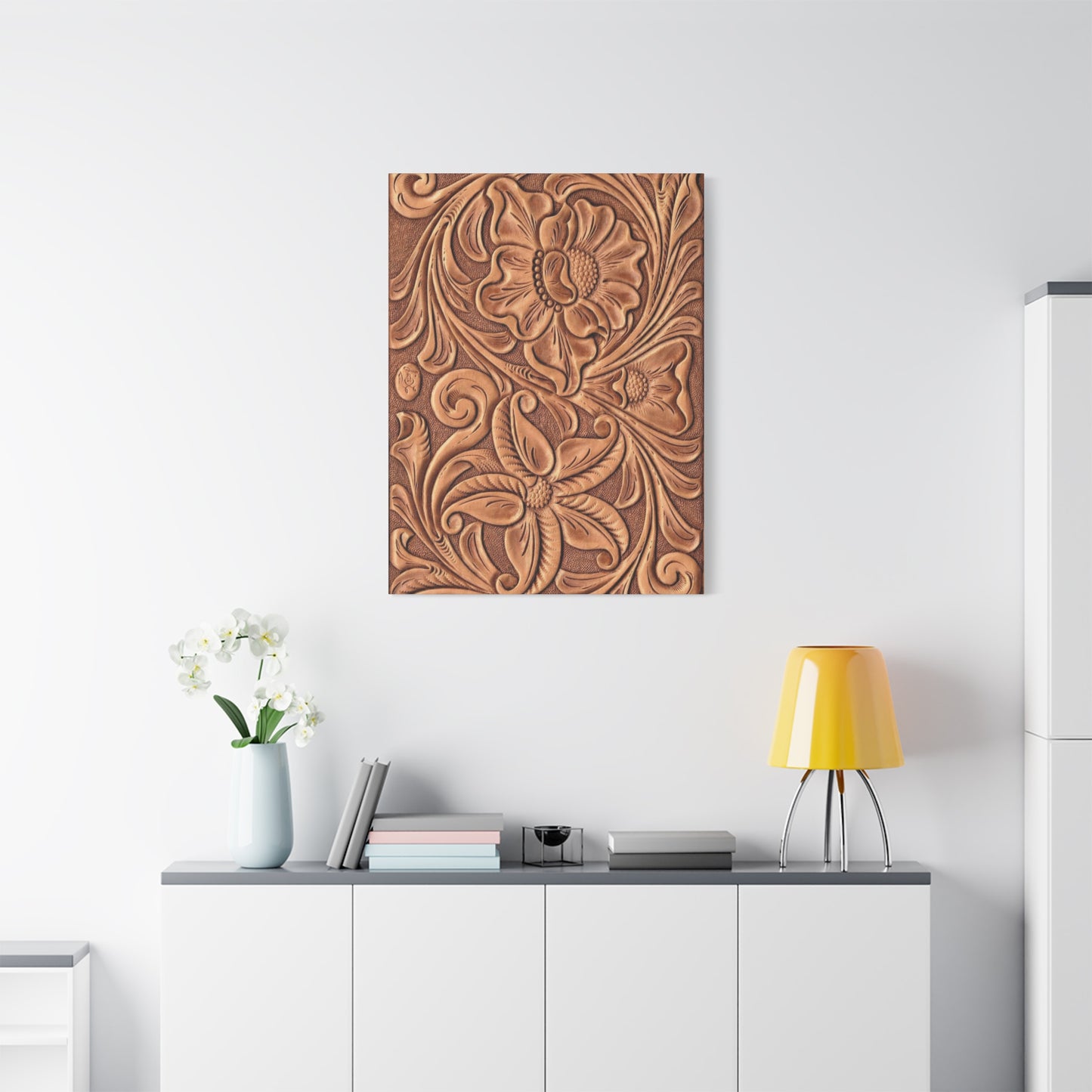 Flower And Leaves Pattern Wall Art & Canvas Prints